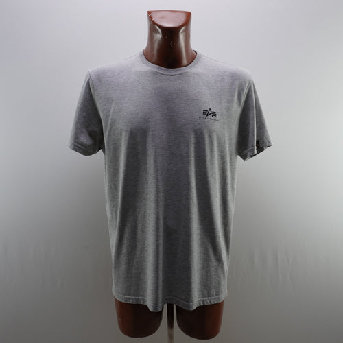 Camiseta de manga corta Alpha Industries hombre gris Talla XL usada en muy buen estado