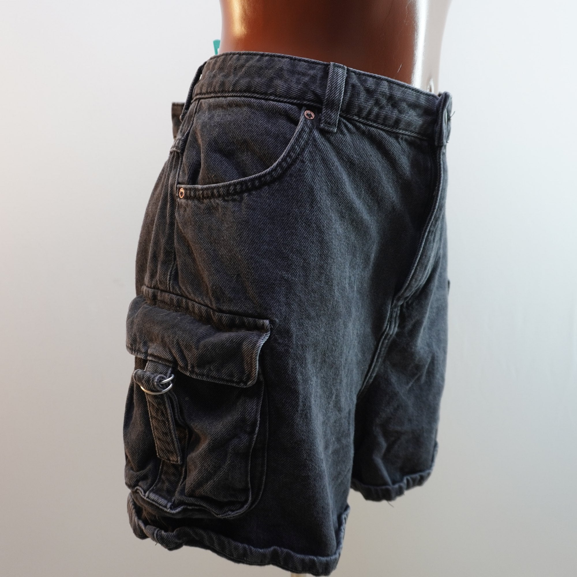 Pantalones Cortos Vaqueros Denim.Co para Mujer Usados - Negro, XL