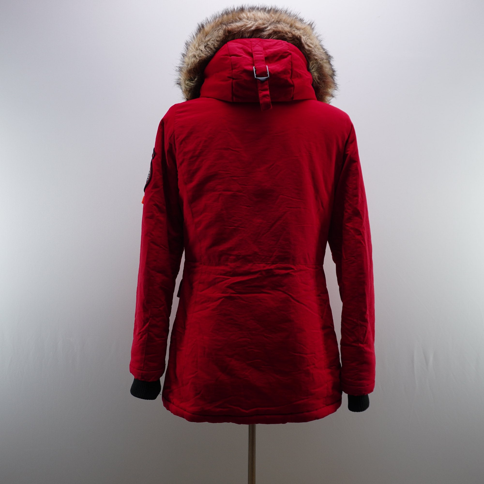 Parka Superdry para Mujer Usada - Roja, M