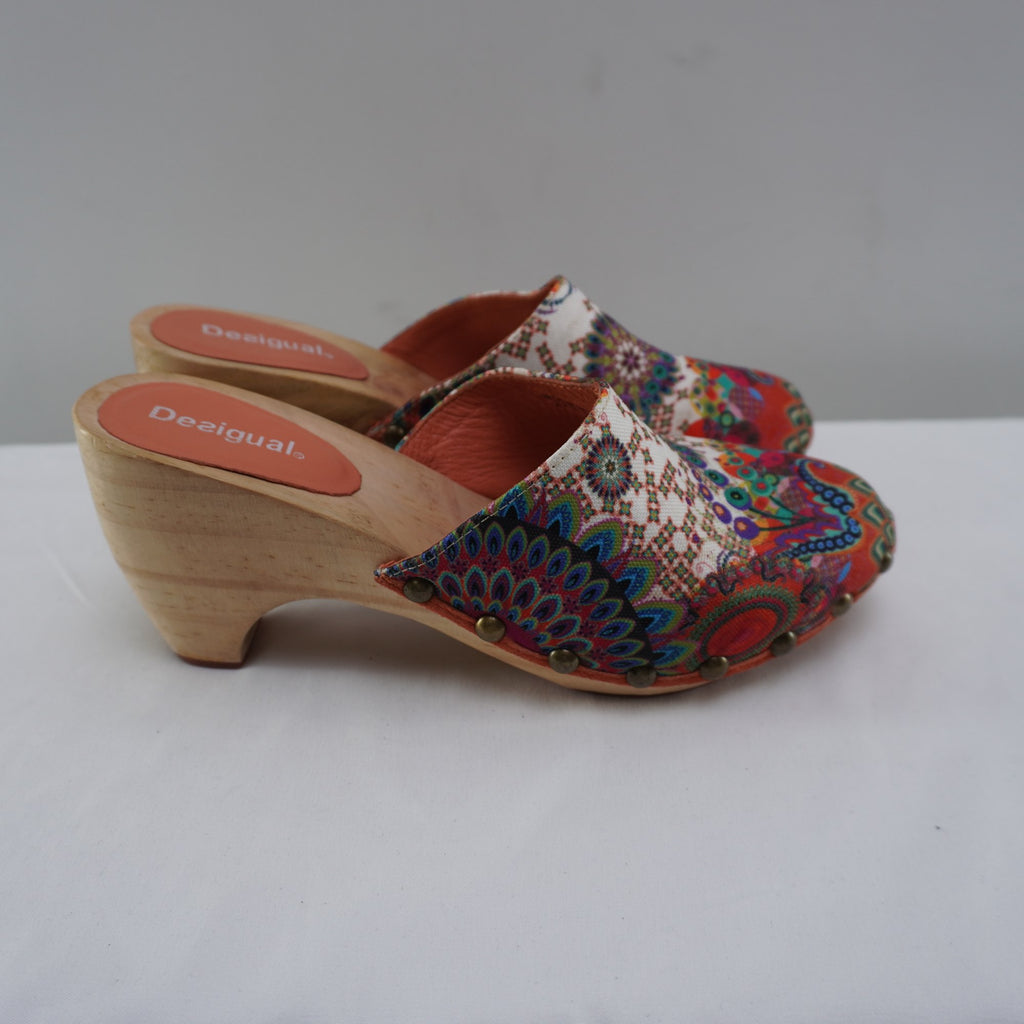 Sandalias Desigual para Mujer Nuevas - Multicolor, Talla 39