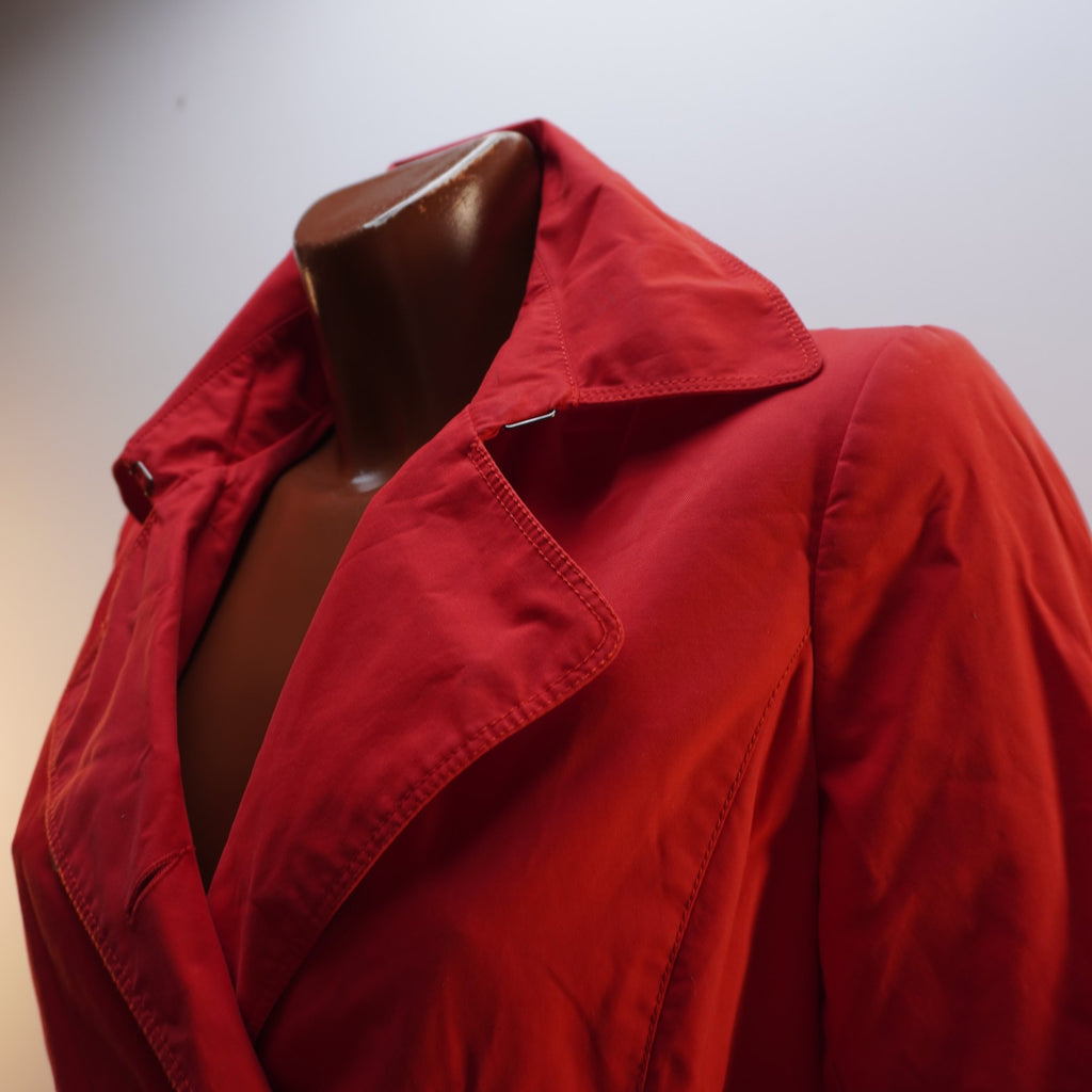 Capa Benetton para Mujer Usada - Roja, Grande (L)