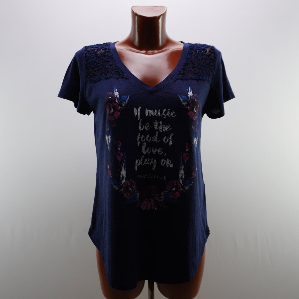 Camiseta Hollister para Mujer Usada - Azul Marino, M