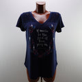 Camiseta Hollister para Mujer Usada - Azul Marino, M