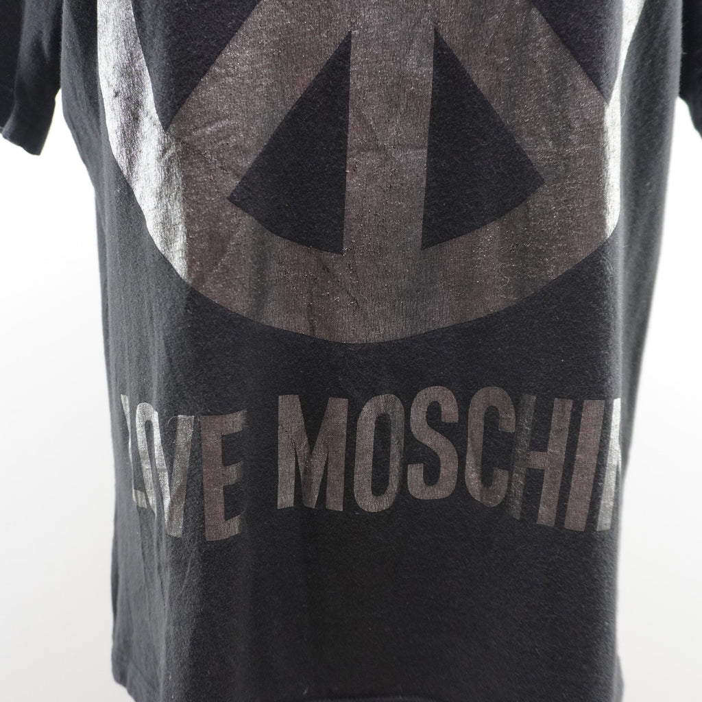 Camiseta de Manga Corta Moschino para Mujer - Negro, XL, Usada en Muy Buen Estado