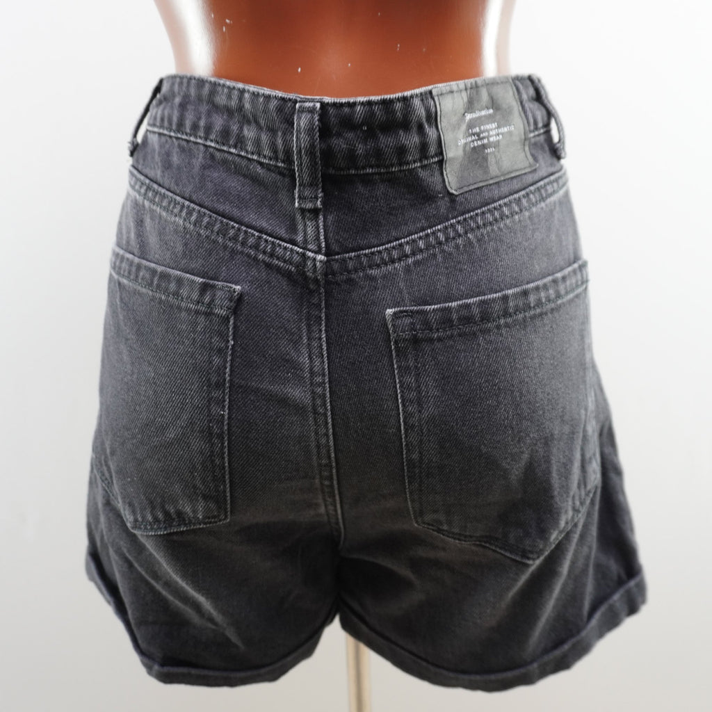 Pantalones Cortos Vaqueros Stradivarius para Mujer Usados - Negro, S