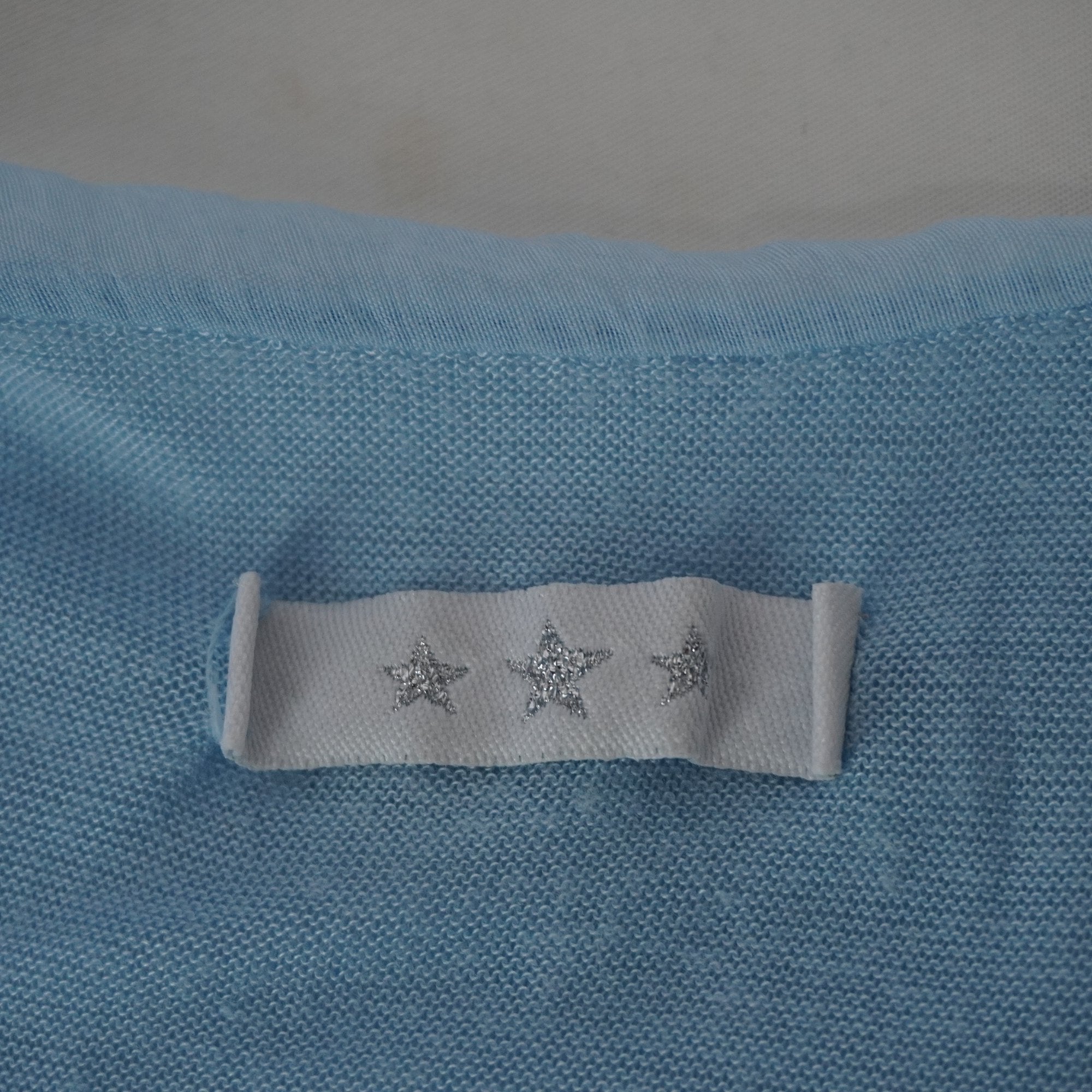 Camiseta de Manga Corta Italian Style para Mujeres - Azul, XL, Usada en Muy Buen Estado