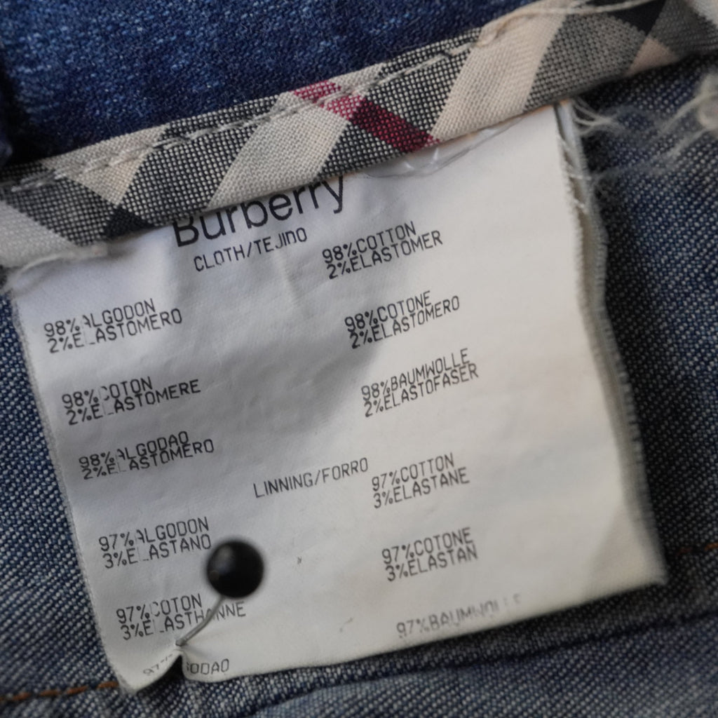 Cazadora Vaquera Burberry para Mujer Usada - Azul, M