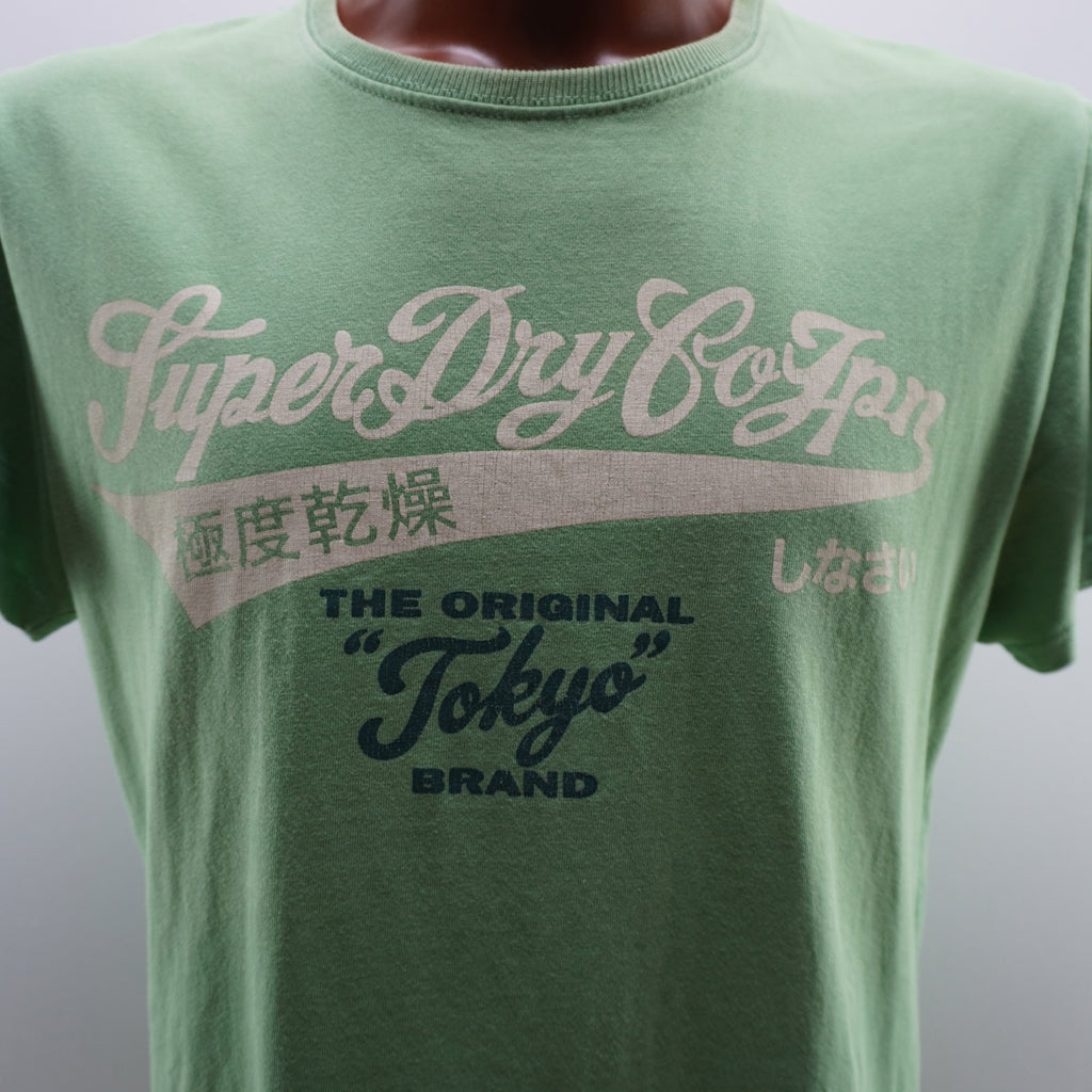 Camiseta Superdry para Hombre Usada - Verde, XL