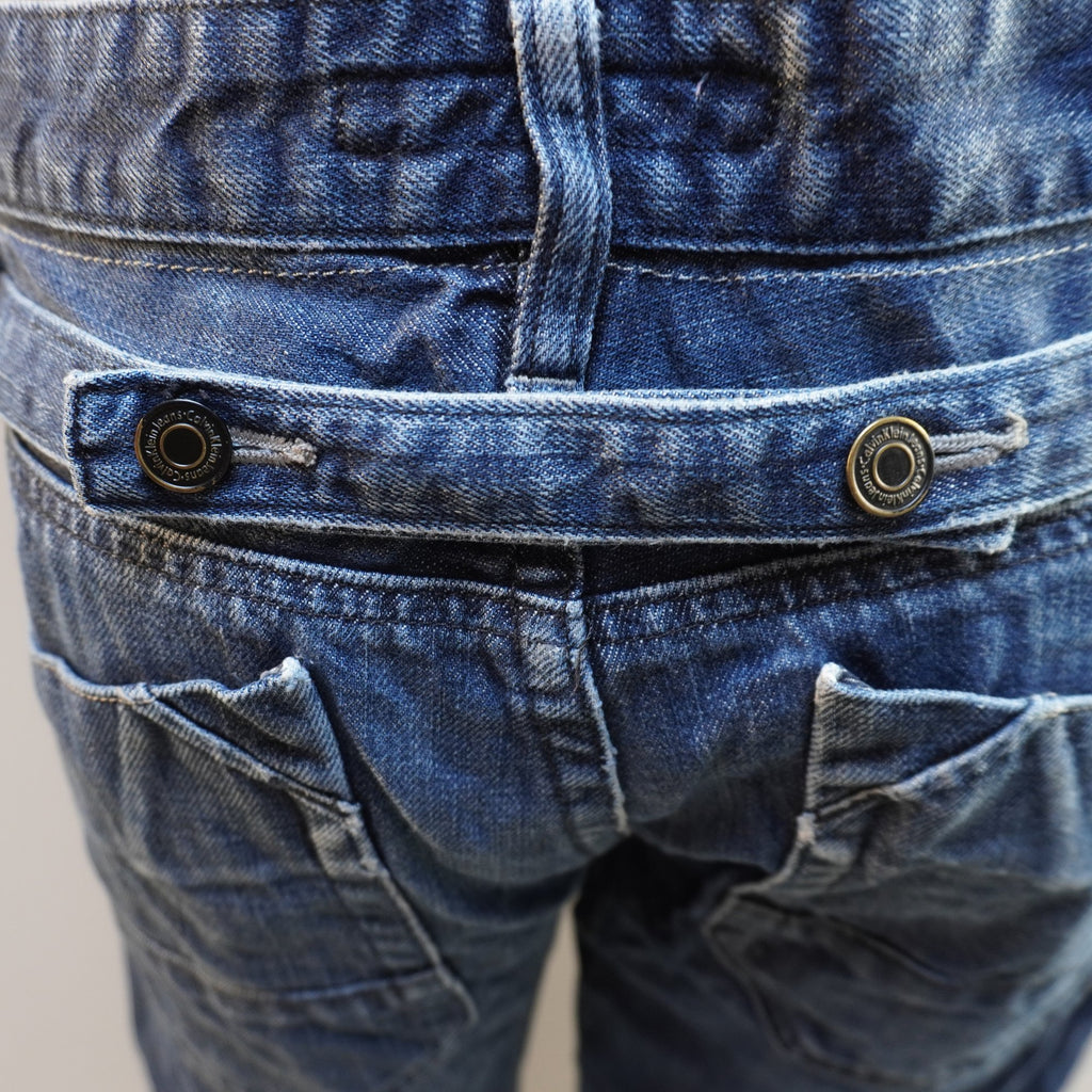 Vaqueros Calvin Klein para Hombre Usados - Azul, Mediano (M)