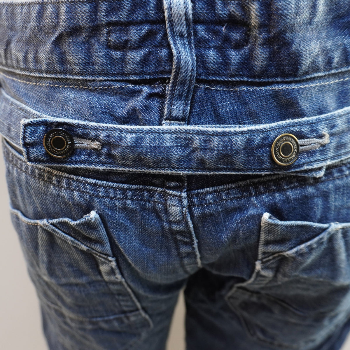 Vaqueros Calvin Klein para Hombre Usados - Azul, Mediano (M)
