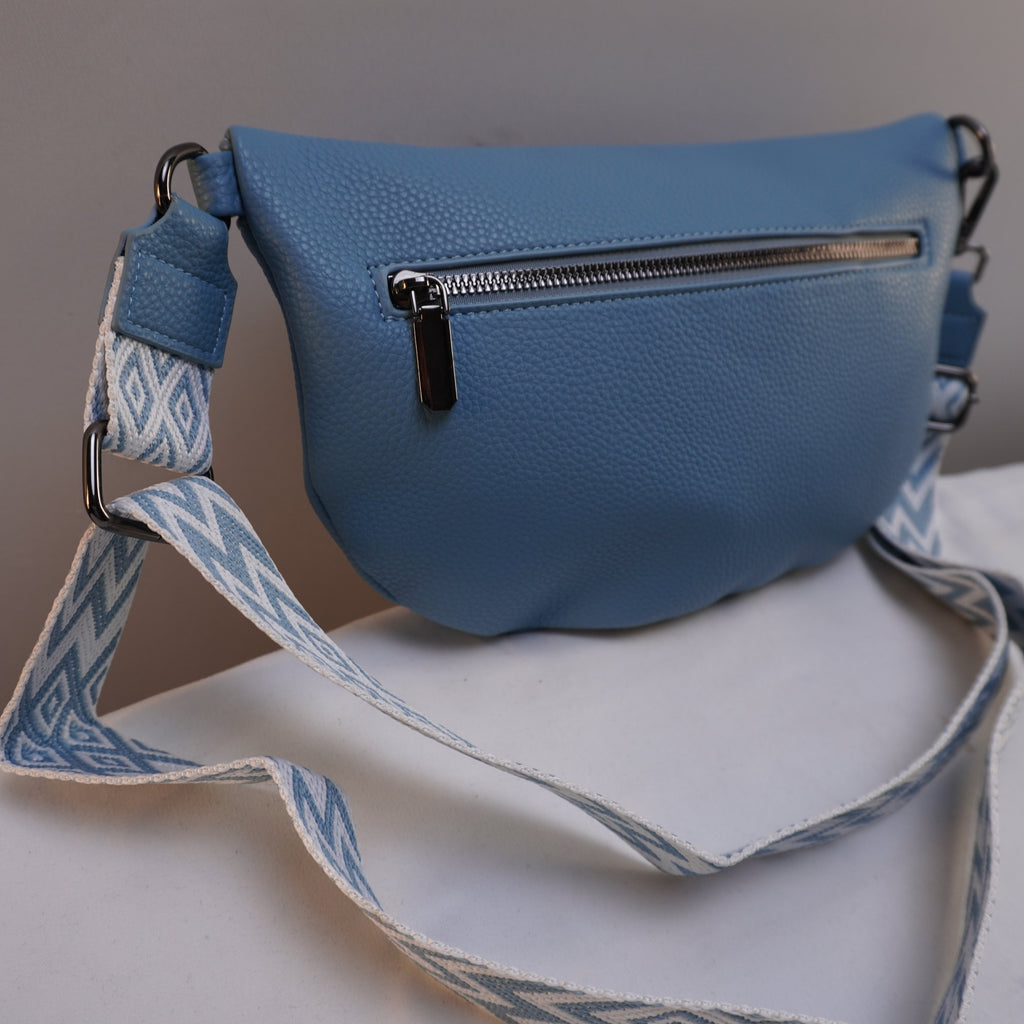 Bolso Baguette Italian Style para Mujer Usado - Azul