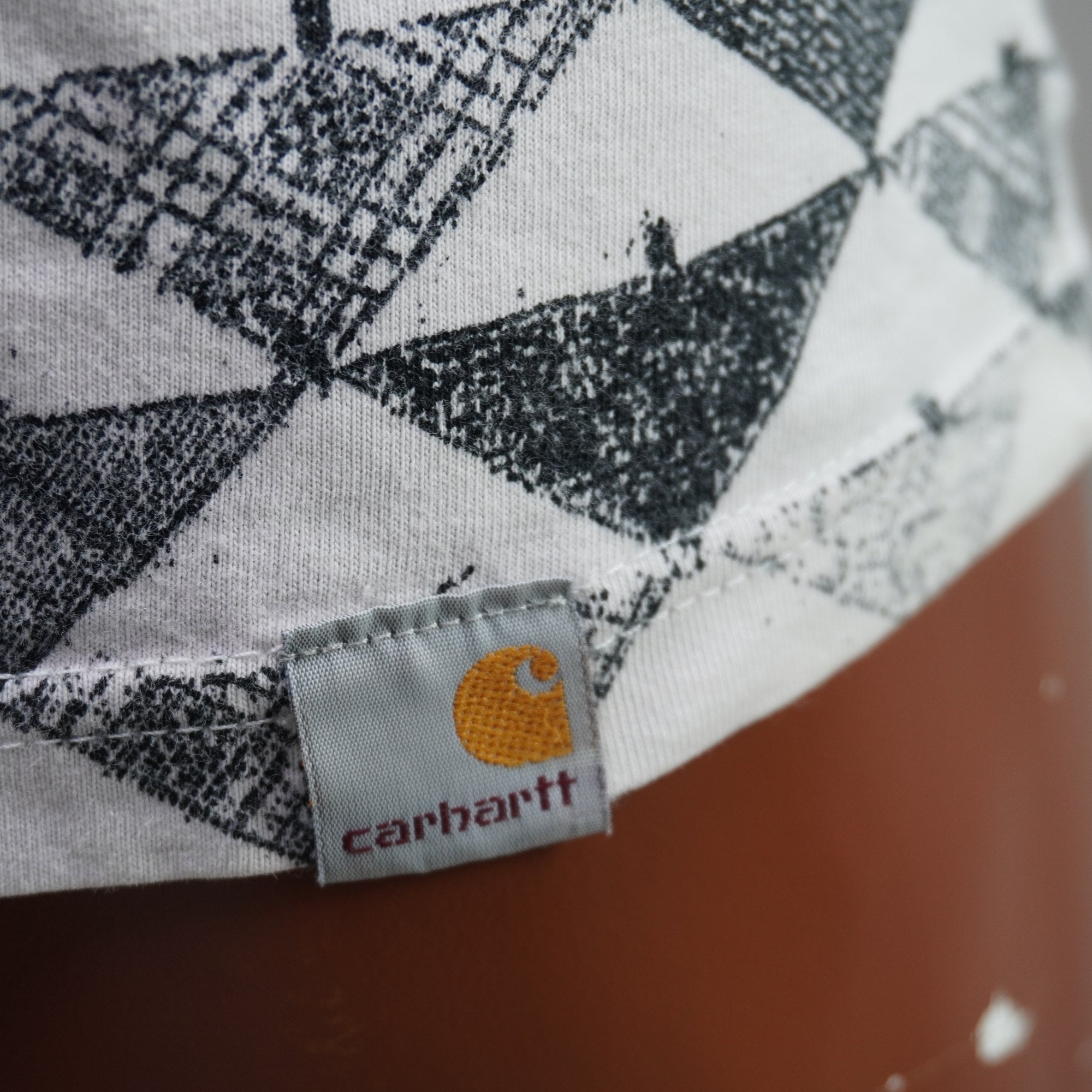 Camiseta de Manga Corta Carhartt para Hombre - Gris, XS, Usada en Muy Buen Estado