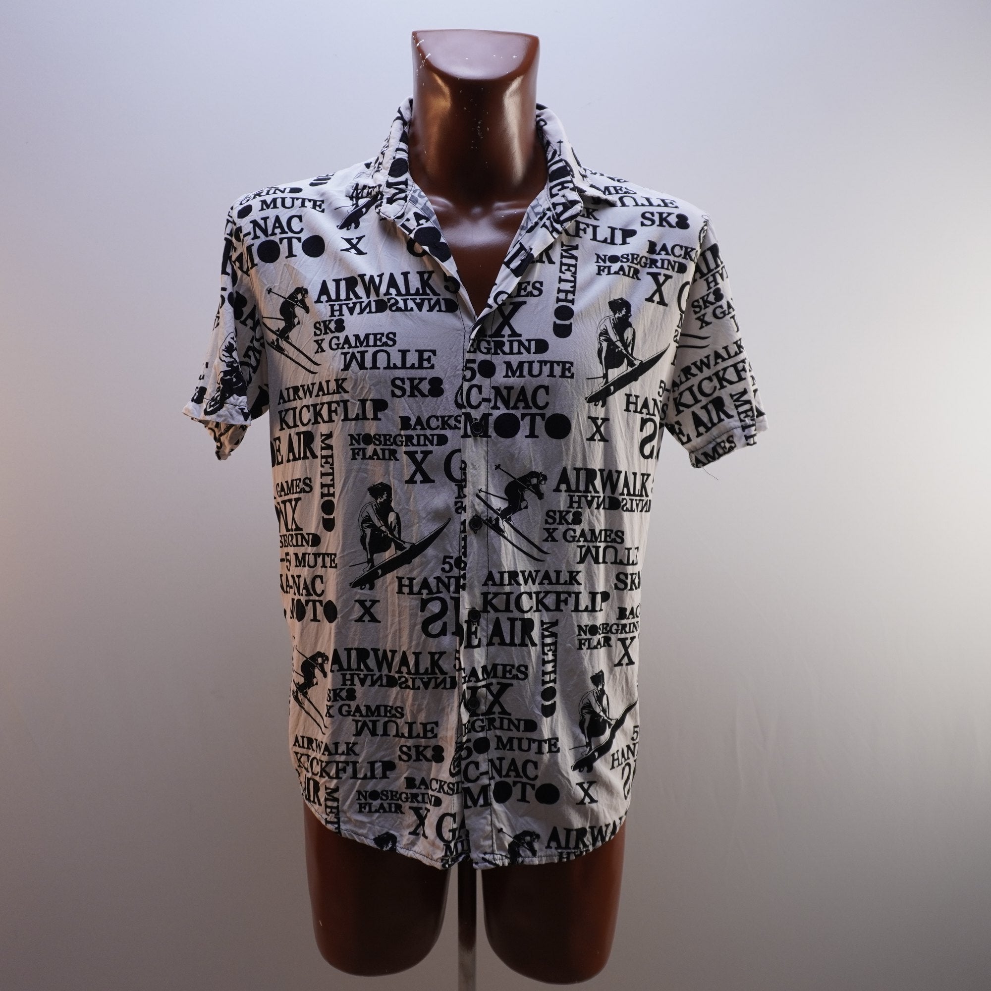 Camisa Henley Jonny Wolf para Hombre Usada - Blanca, L