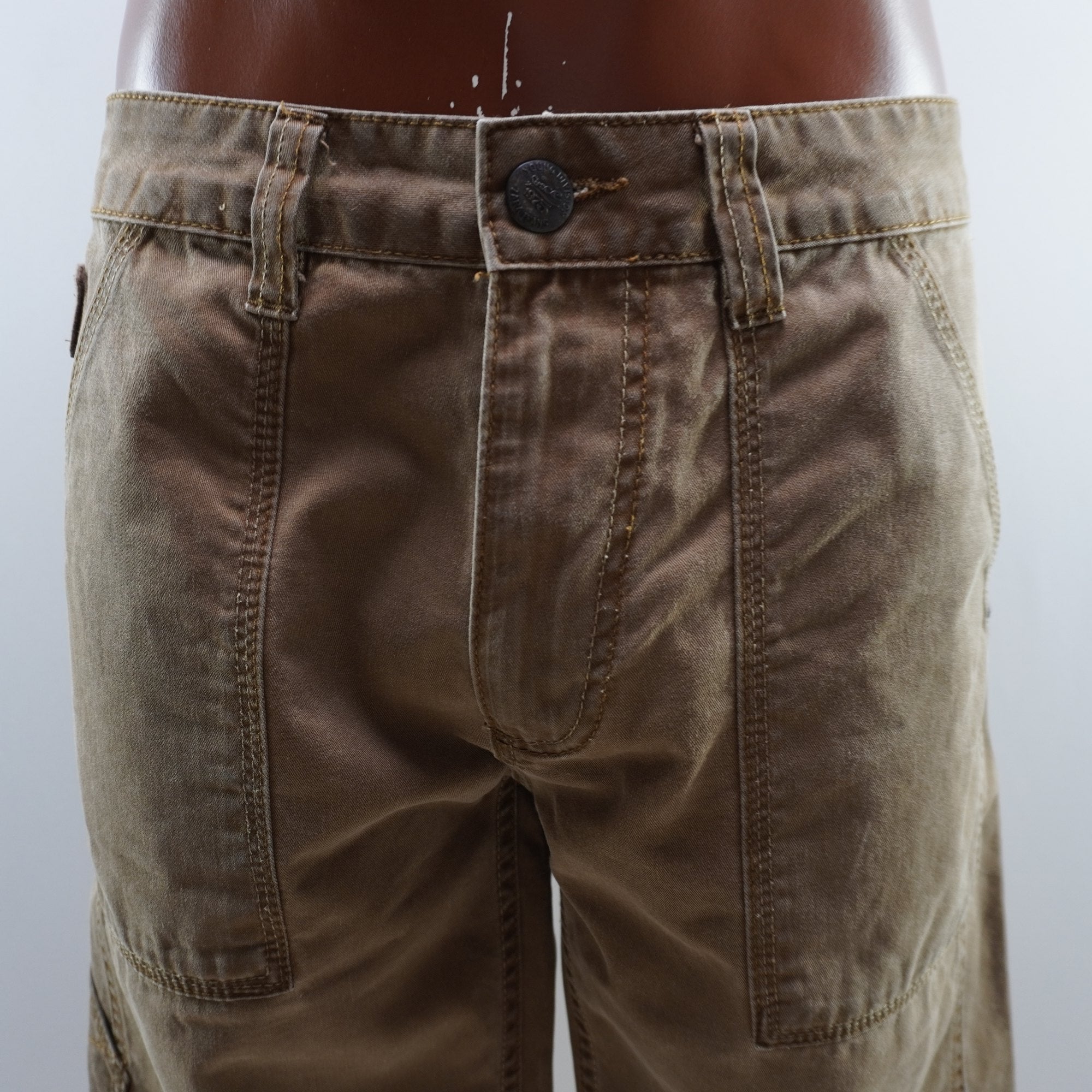 Pantalones Cortos Vaqueros Zara para Hombre Usados - Marrón, S