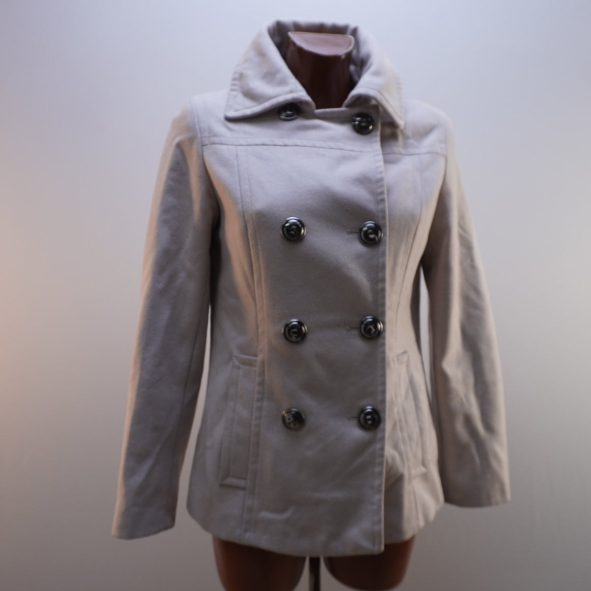 Sobretodo Calvin Klein para Mujer Usado - Blanco, Pequeño (S)