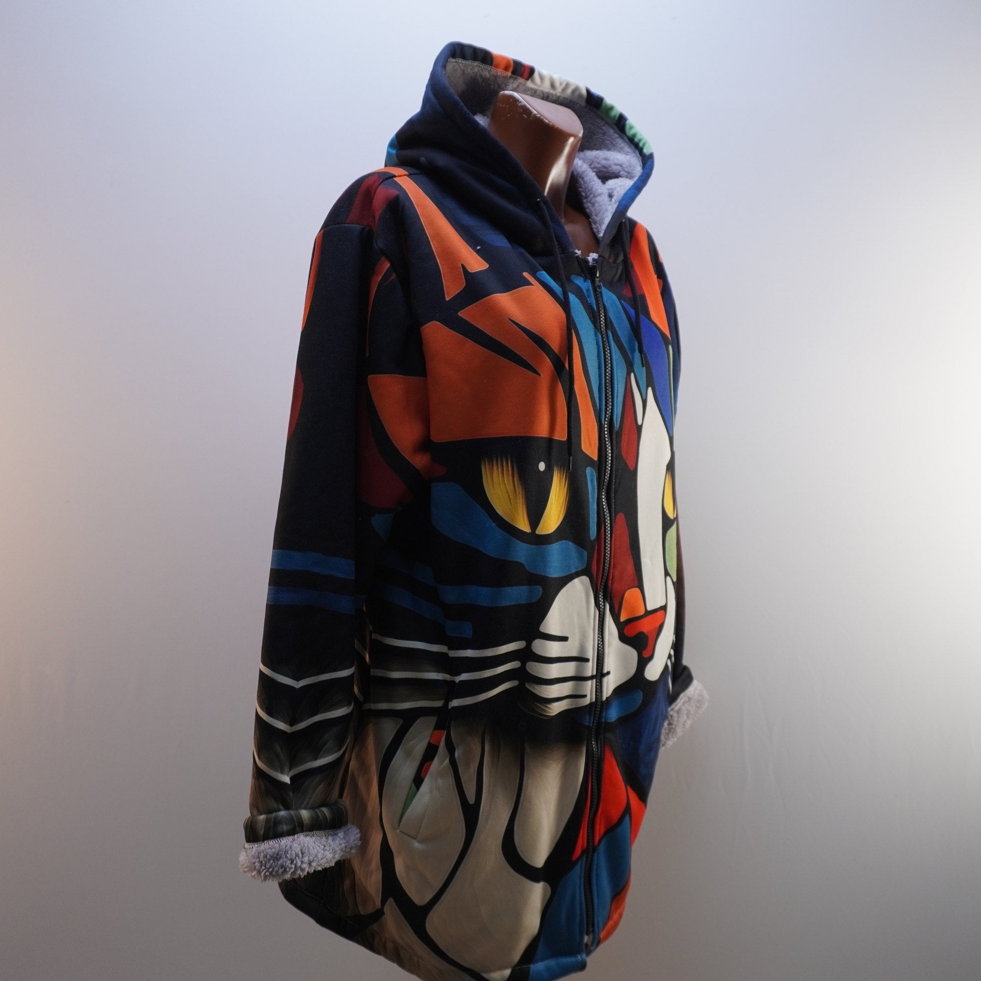 Parka Italian Style para Mujer Usada - Multicolor, XXL