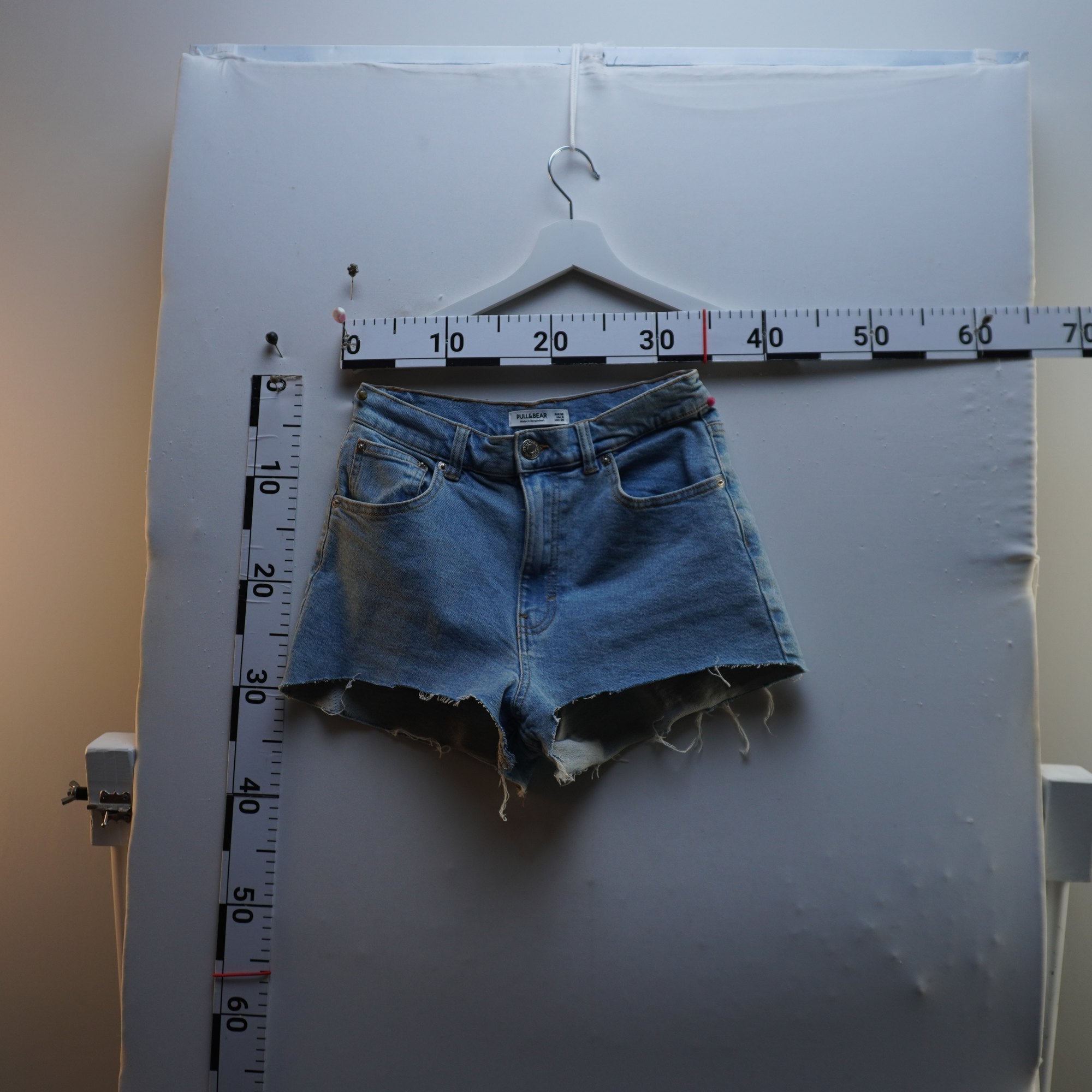 Pantalones Cortos Vaqueros Pull & Bear para Mujer Usados - Azul, S