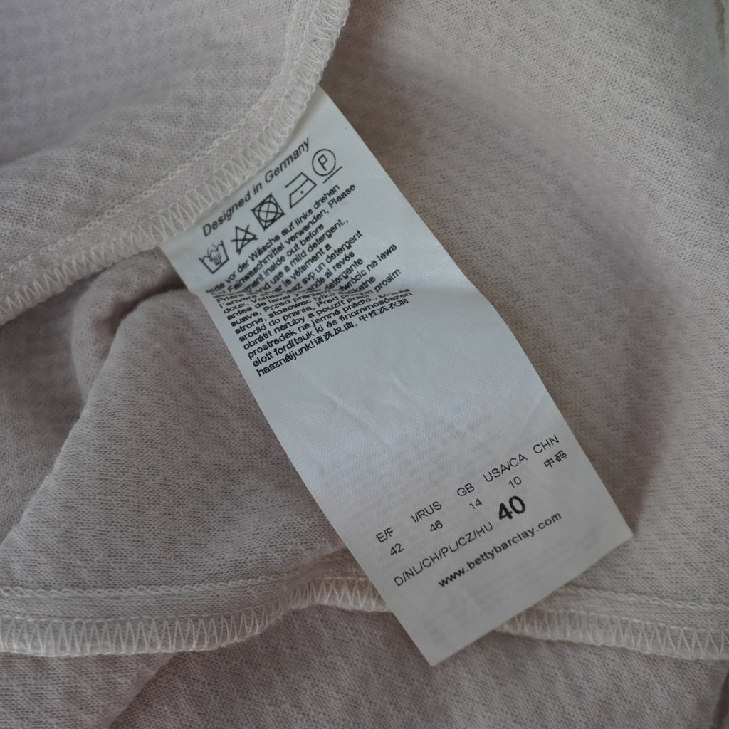 Blazer Betty Barslay para Mujer Usado - Beige, XL