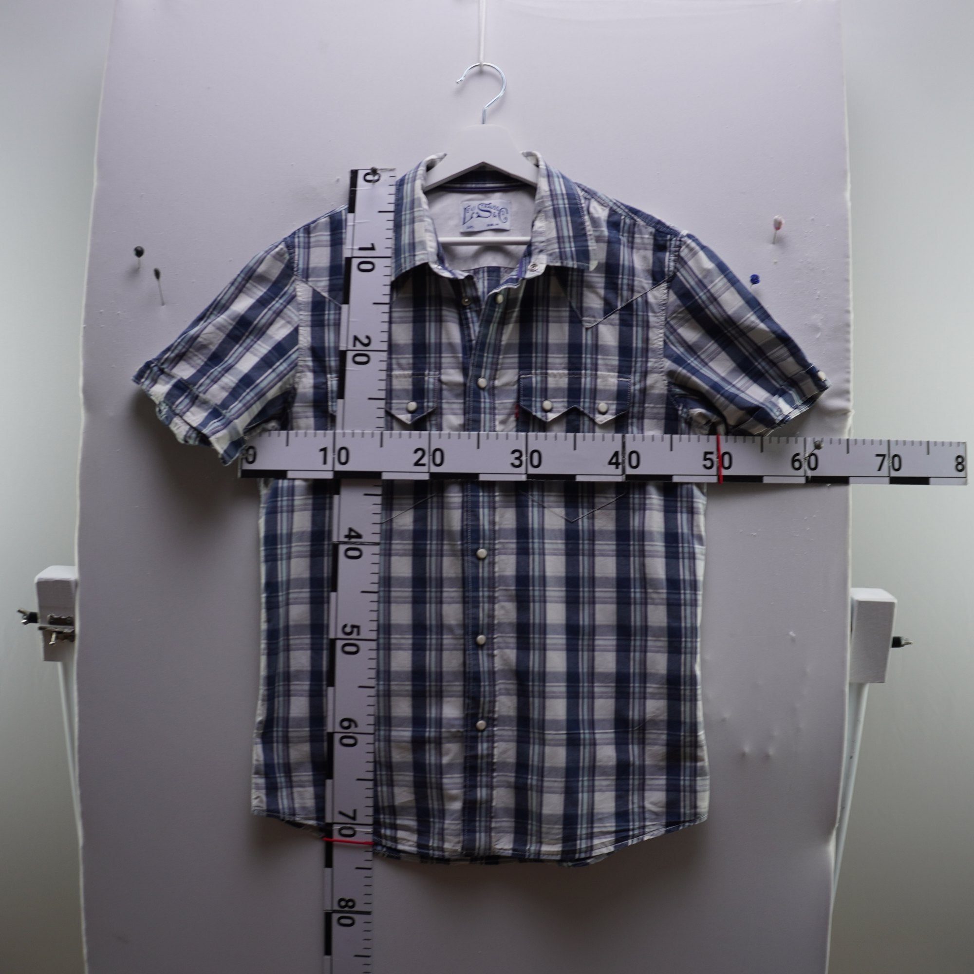 Camisa Levi's para Hombre Usada - Azul Marino, L