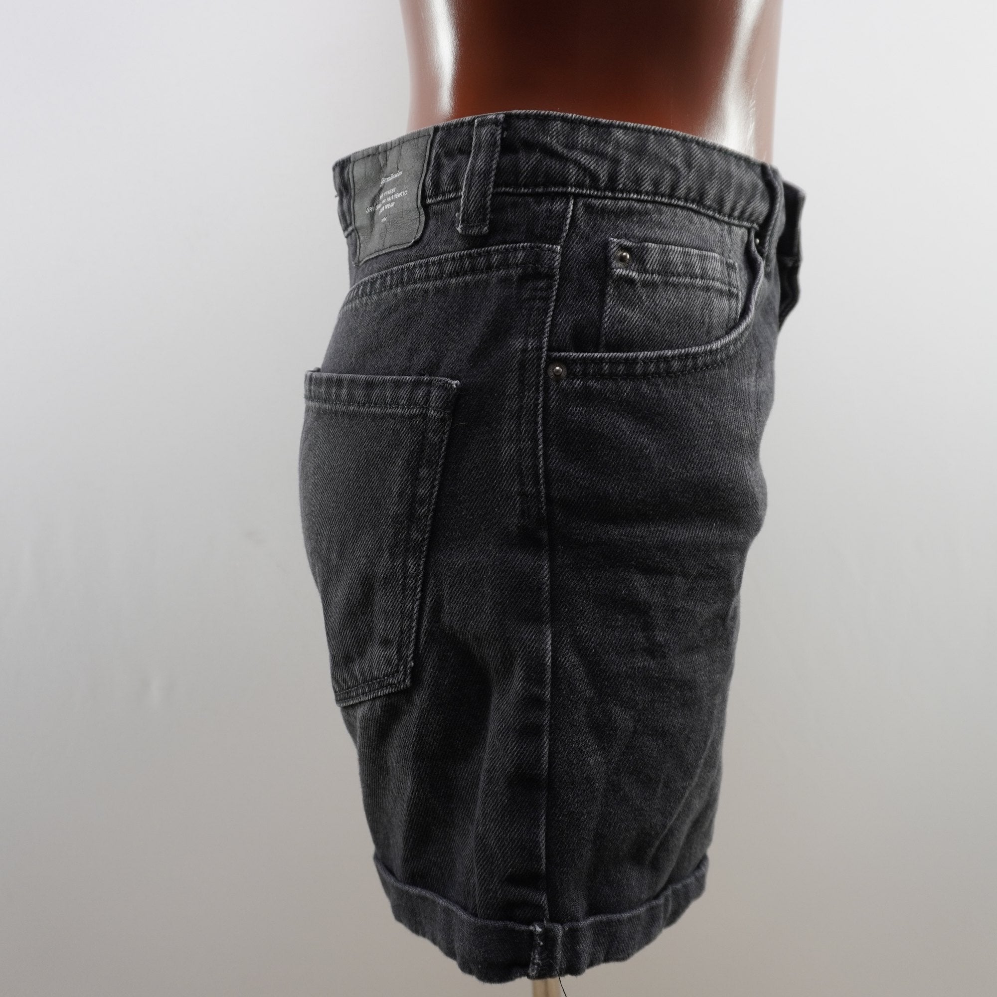 Pantalones Cortos Vaqueros Stradivarius para Mujer Usados - Negro, S
