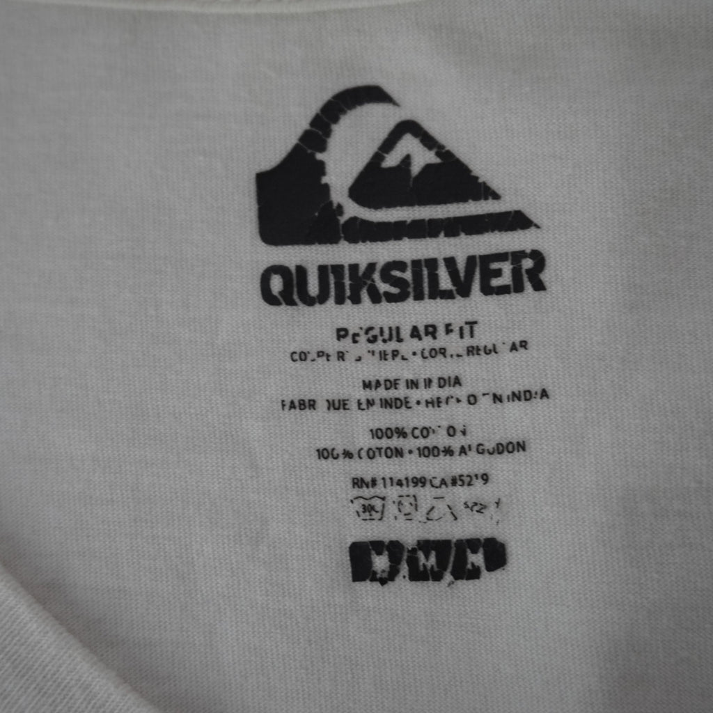 Camiseta Quiksilver para Hombre Usada - Blanca, M