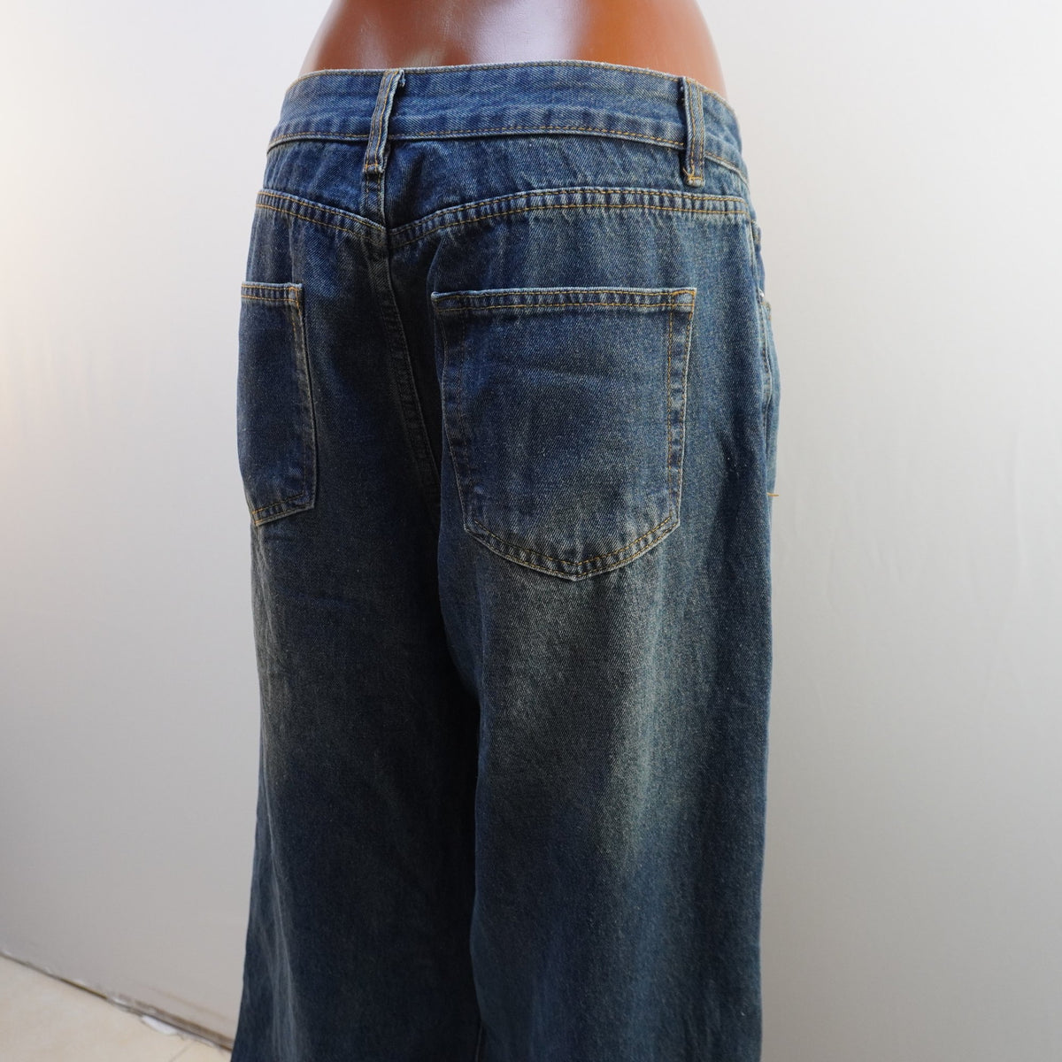 Vaqueros Jemierr para Mujer Usados - Azul, Pequeño (S)