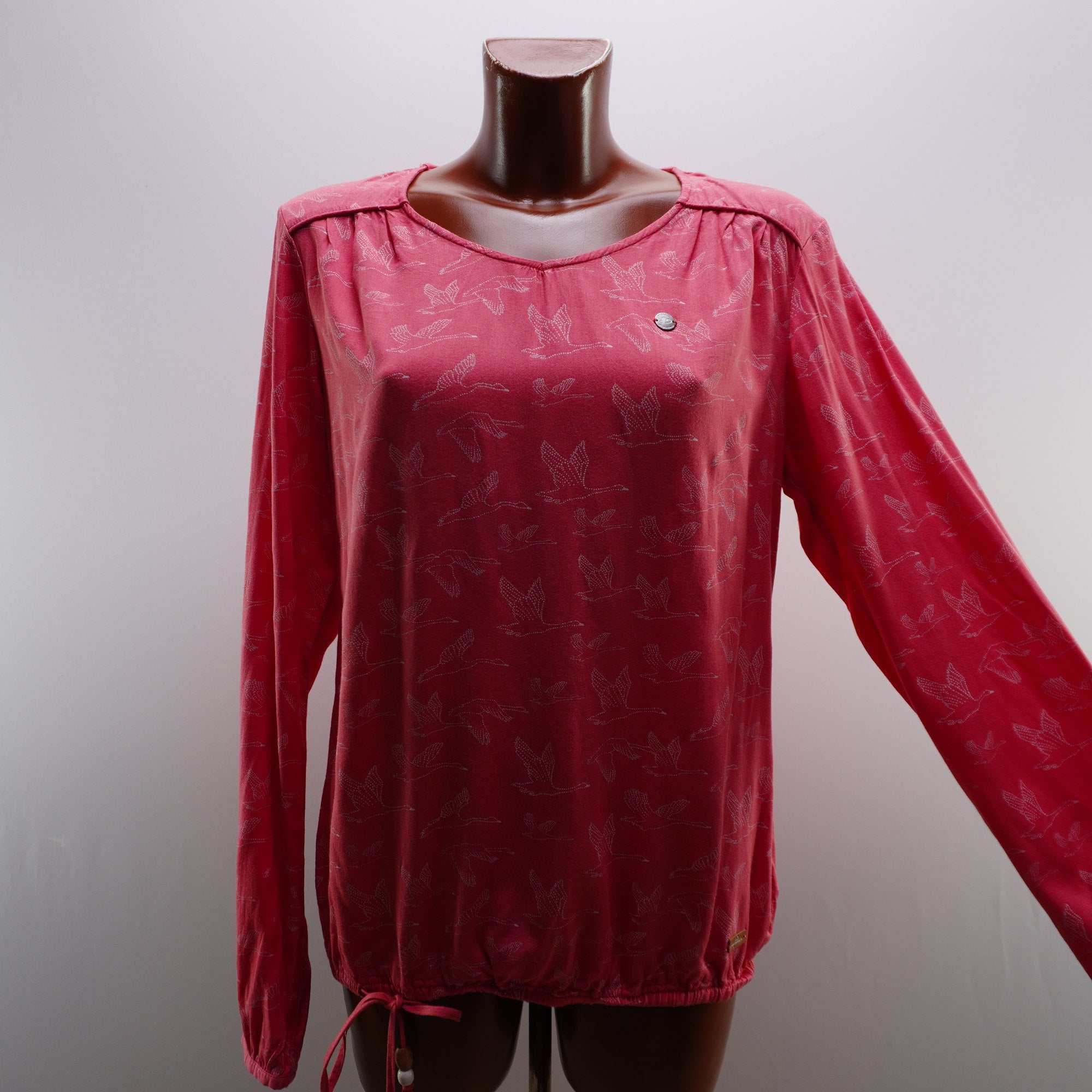 Camiseta de Manga Corta Ragwer para Mujer Usada - Roja, L