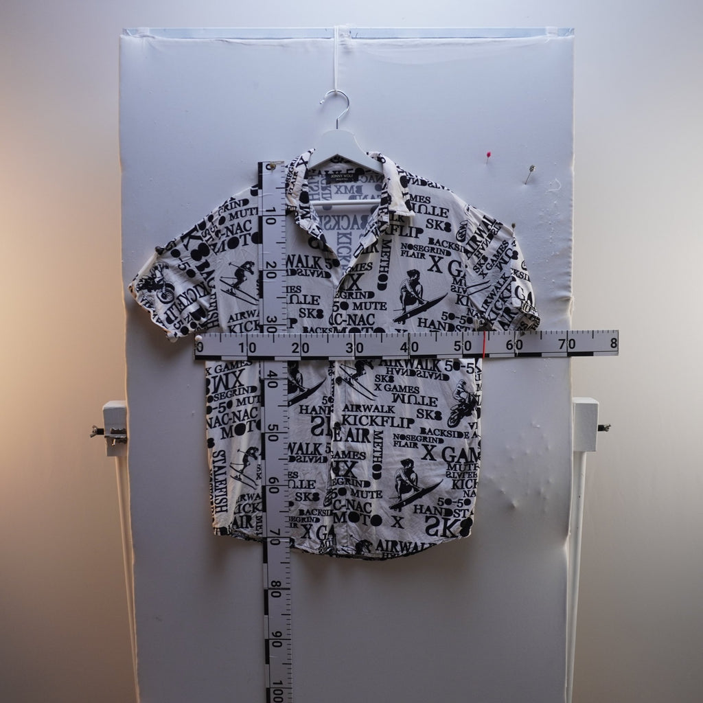 Camisa Henley Jonny Wolf para Hombre Usada - Blanca, L