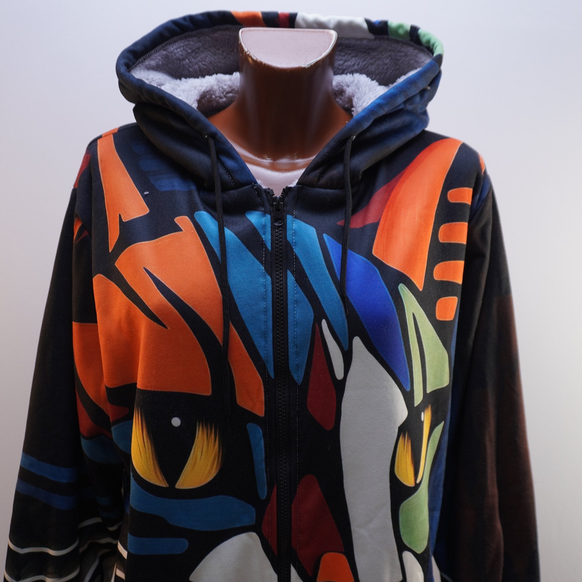 Parka Italian Style para Mujer Usada - Multicolor, XXL