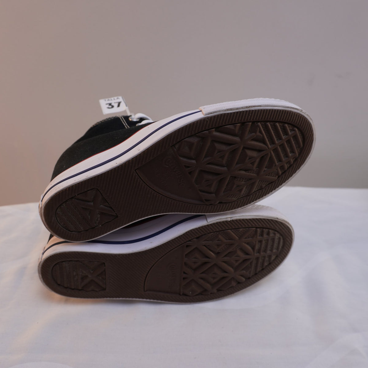 Zapatillas Converse para Mujer Usadas - Negro, Talla 37