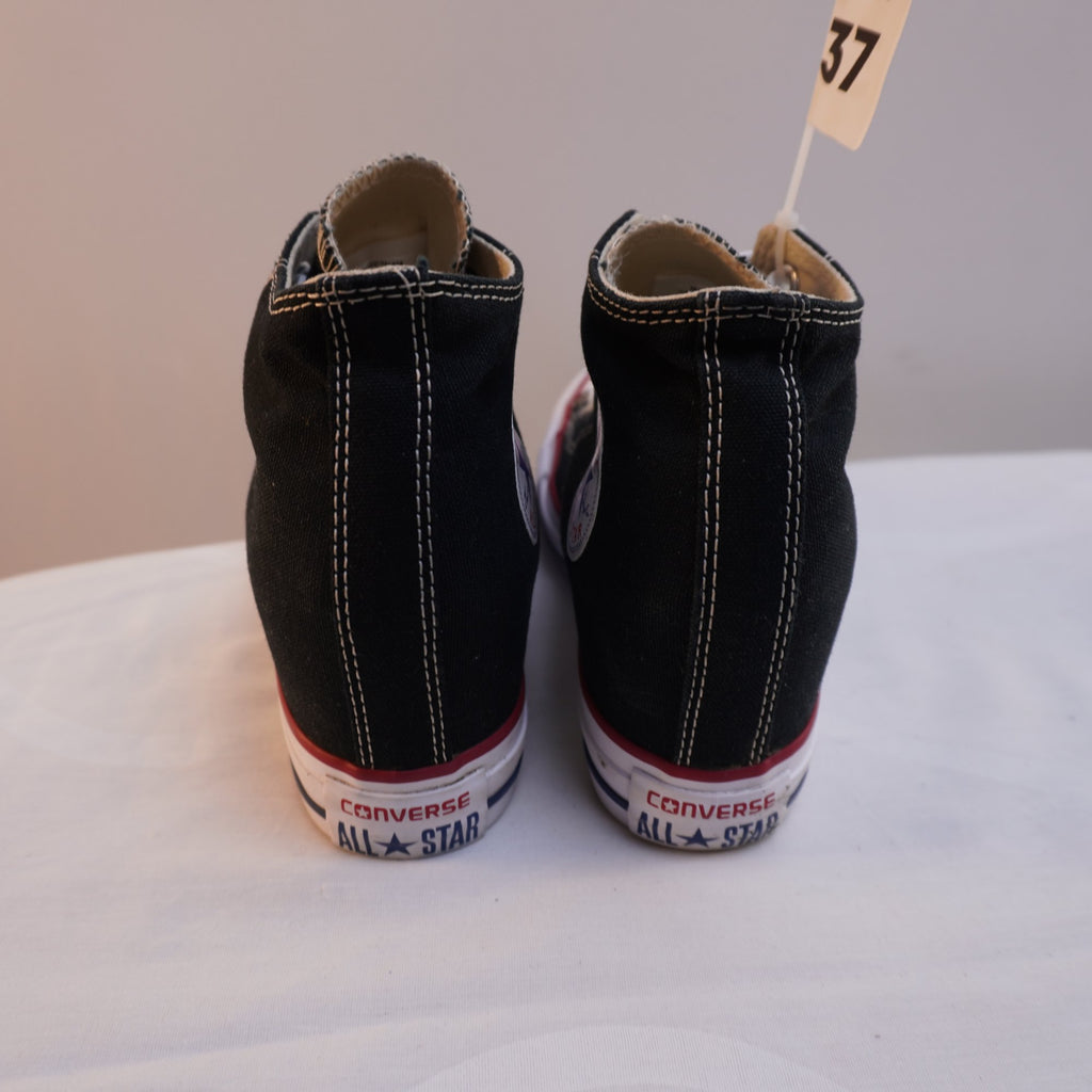 Zapatillas Converse para Mujer Usadas - Negro, Talla 37