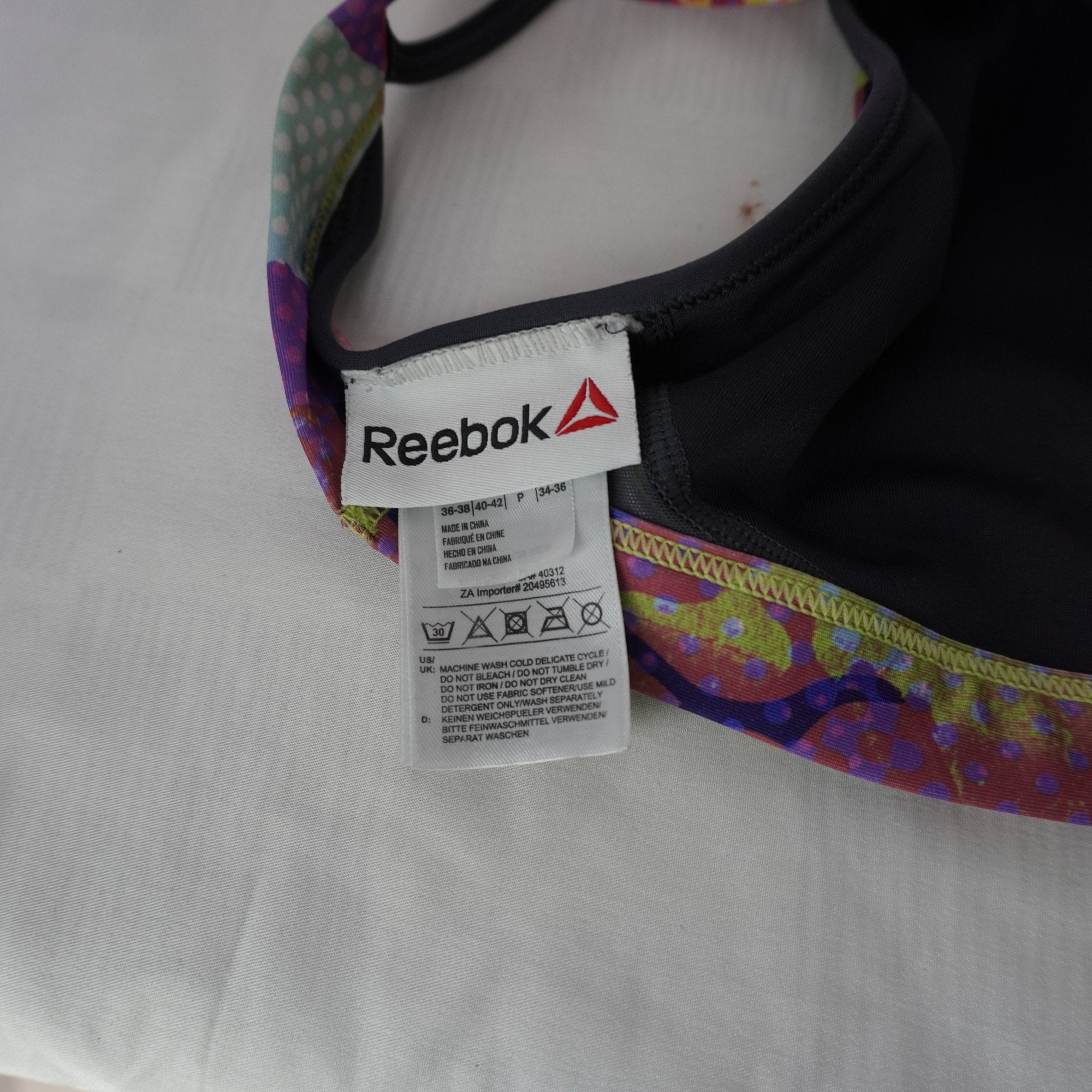 Vestido de Baño Reebok para Mujer Usado - Multicolor, S