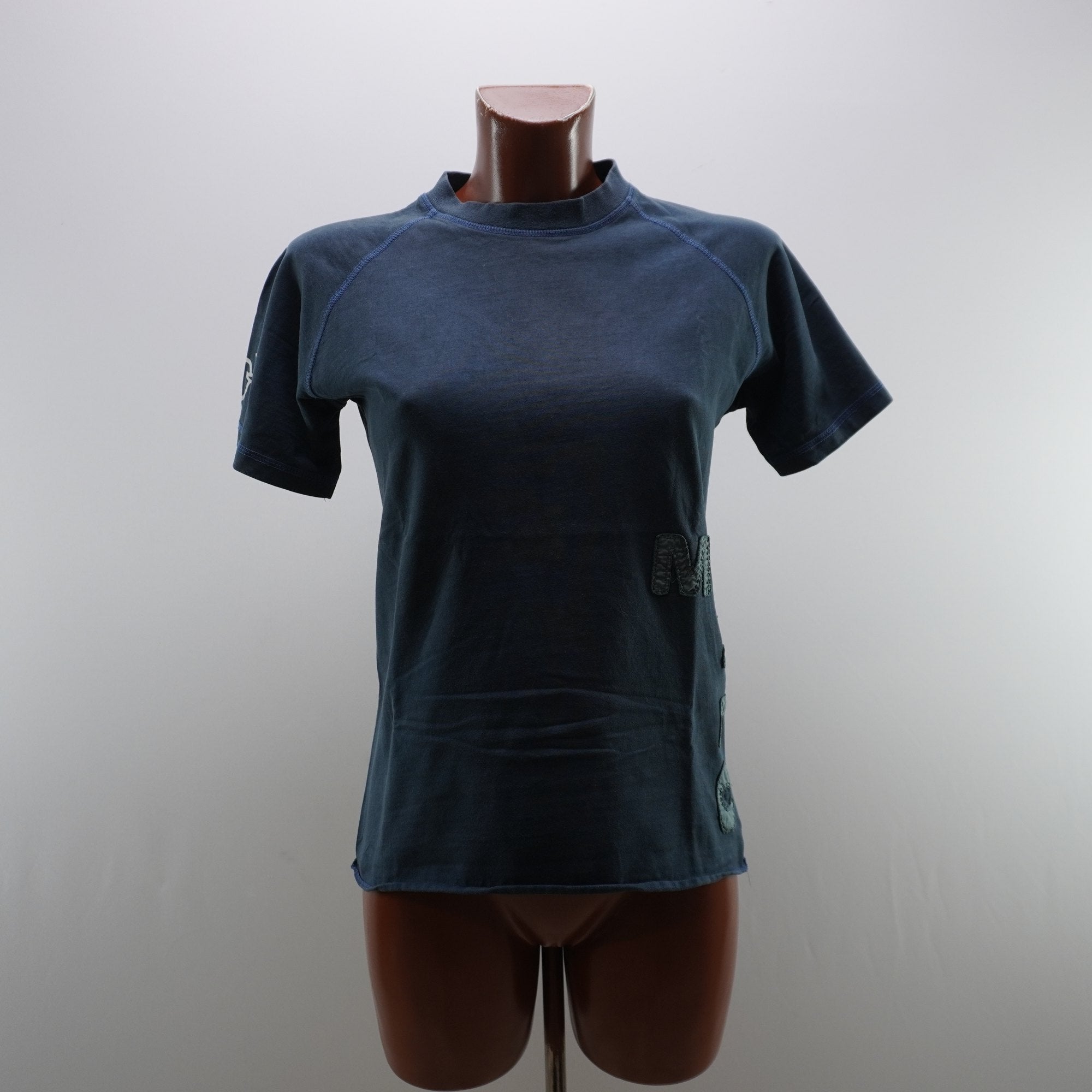 Camiseta Mda Mujer Usada - Azul, Pequeño (S)