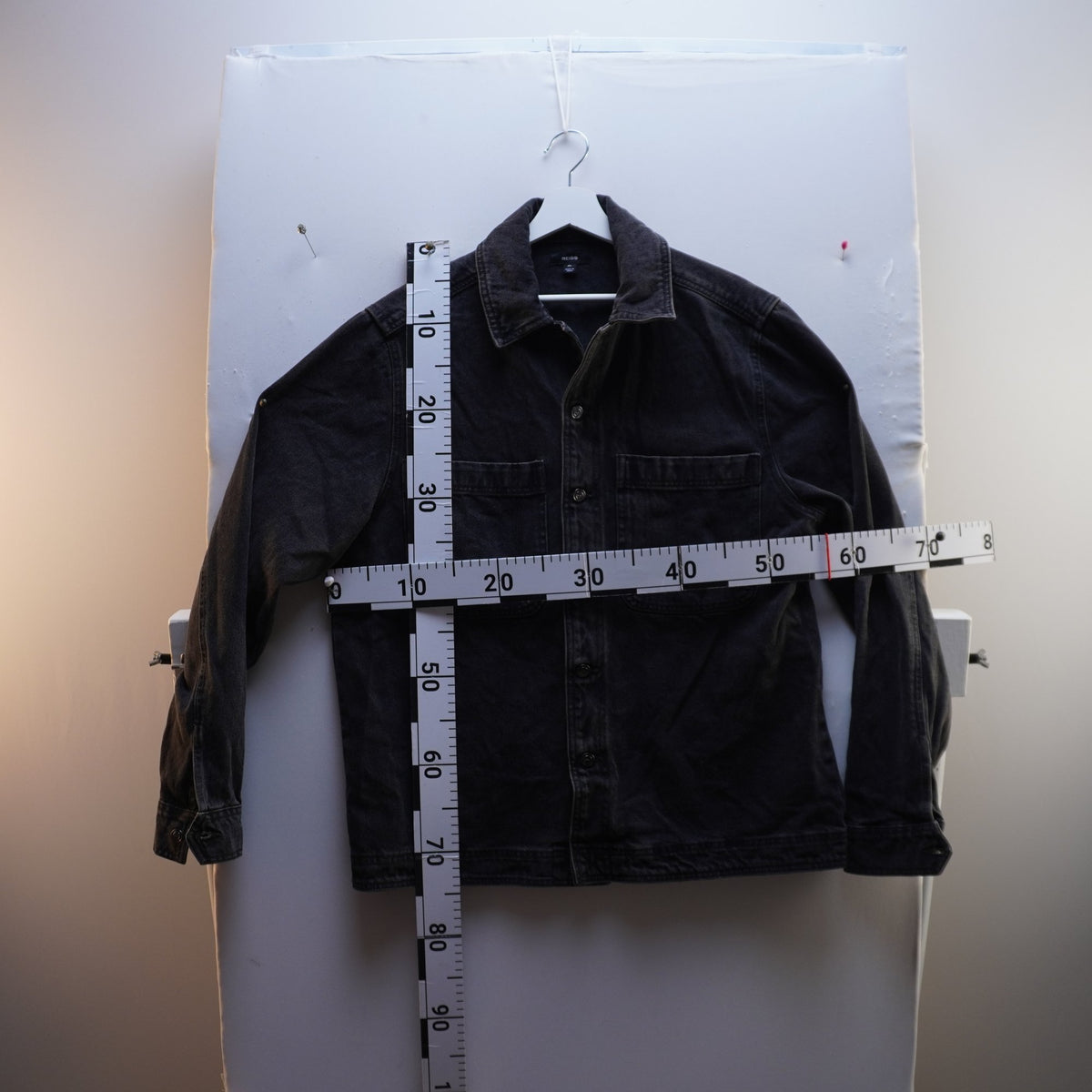 Cazadora Vaquera Reiss para Hombre Usada - Negra, XL