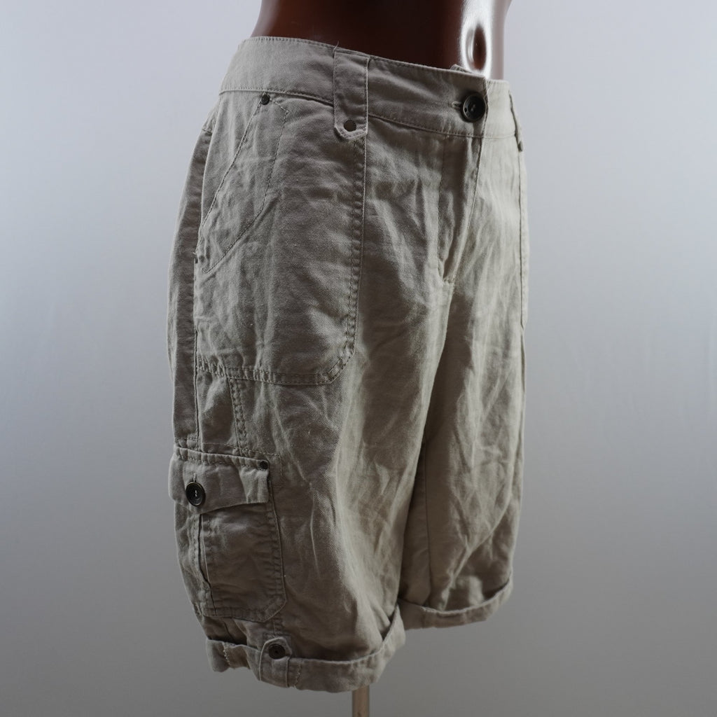 Pantalones Cortos Vaqueros Yessica para Mujer Usados - Beige, L