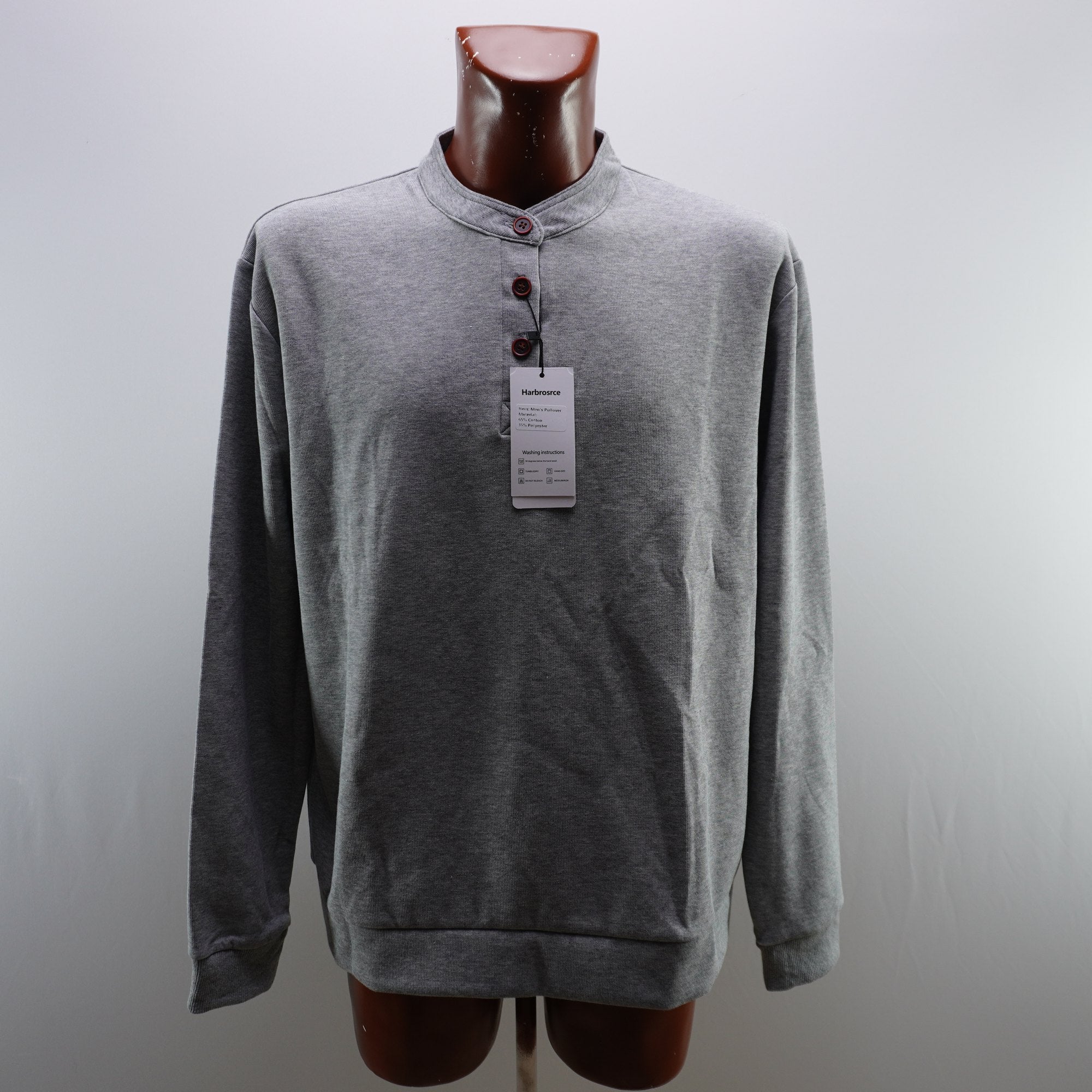 Sudadera Harbrosrce para Hombre Usada - Gris, XXL