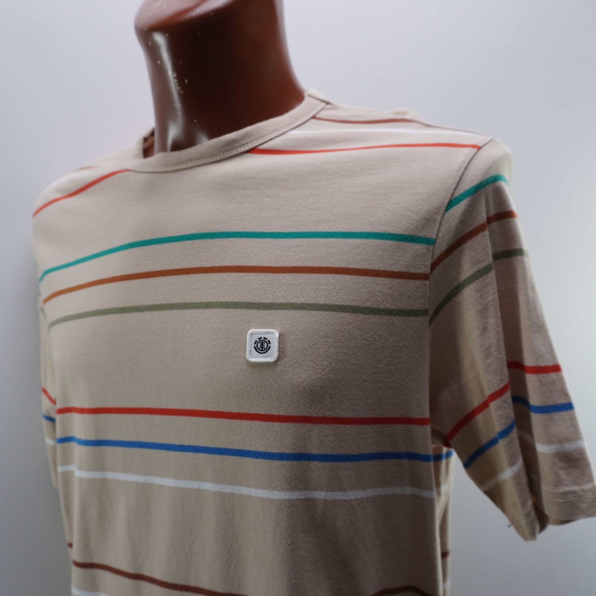 Camiseta de Manga Corta Multicolor para Hombre - Talla L, Usada en Muy Buen Estado
