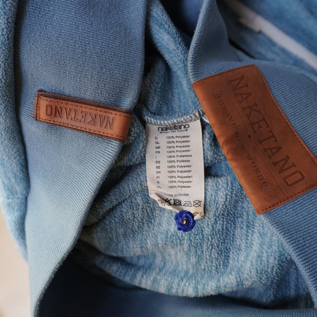 Sudadera con Capucha Naketano para Mujer Usada - Azul, XL