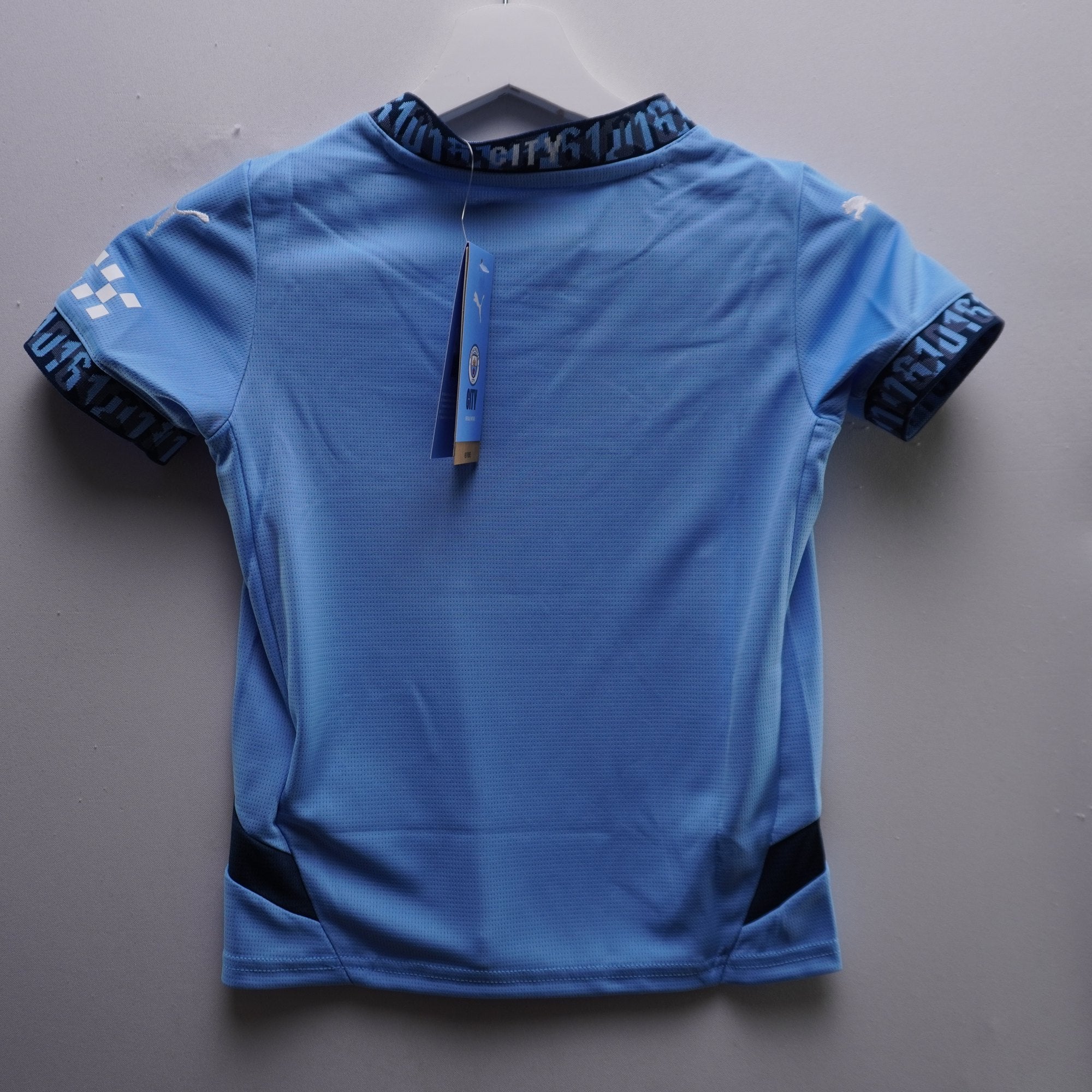 Camiseta de Manga Corta Puma Manchester Usada - Azul, Talla 116