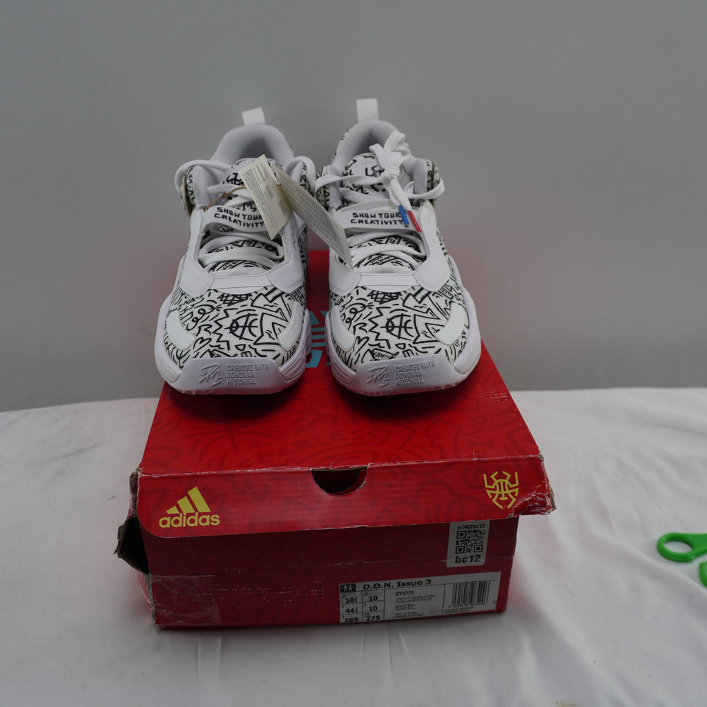 Zapatillas Adidas para Hombre Usadas - Blancas, Talla 44.5