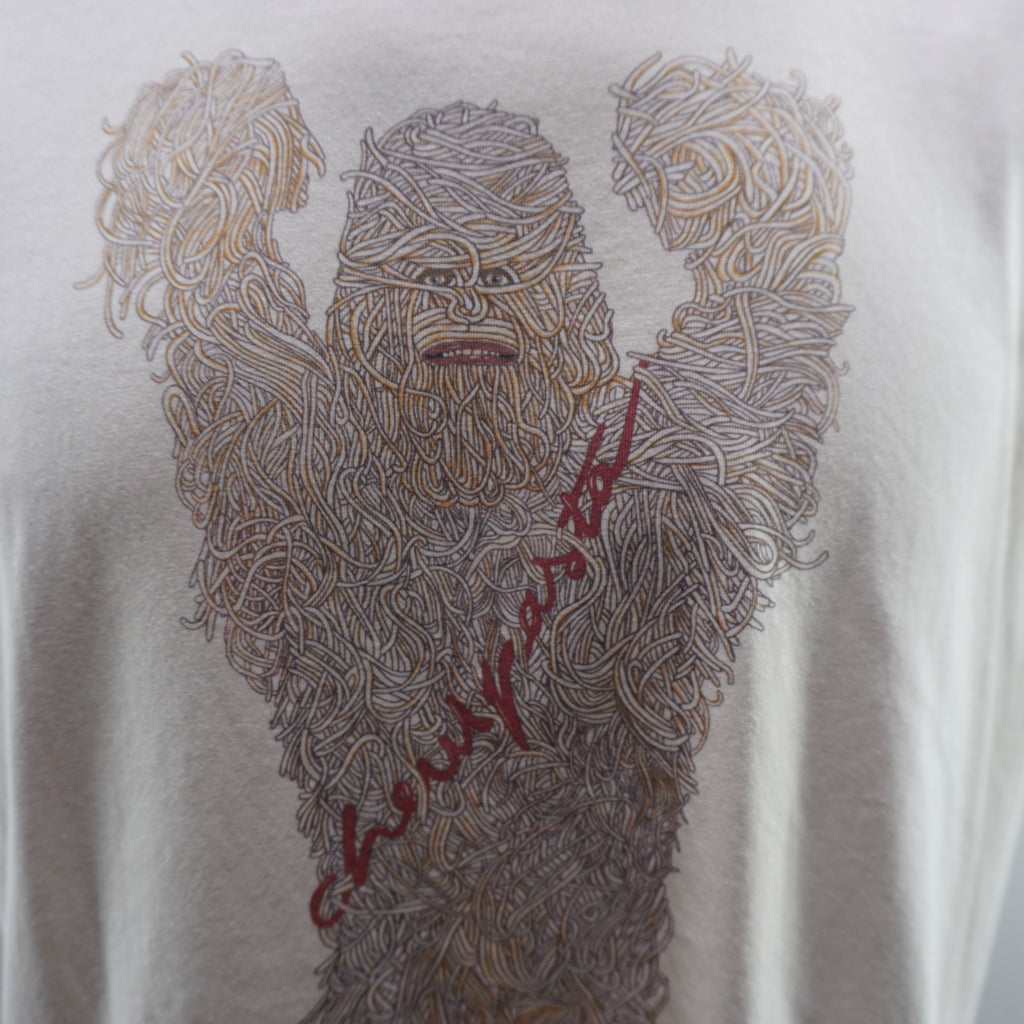 Camiseta de Manga Corta Typographia para Hombre Usada - Beige, L