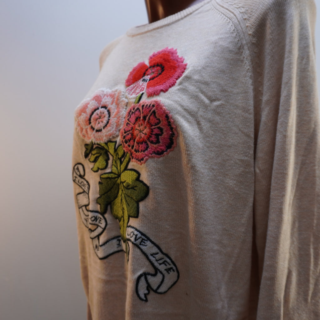 Suéter Desigual para Mujer Usado - Beige, XXL
