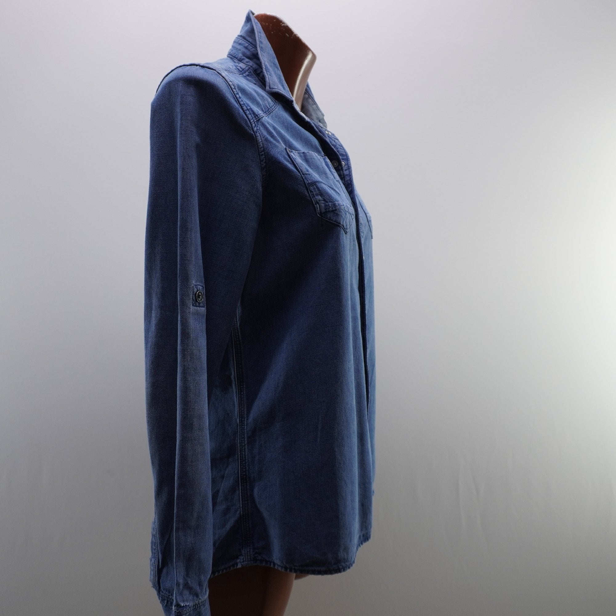 Camisa G-Star para Mujer en Azul, Talla S - Usada en Muy Buen Estado