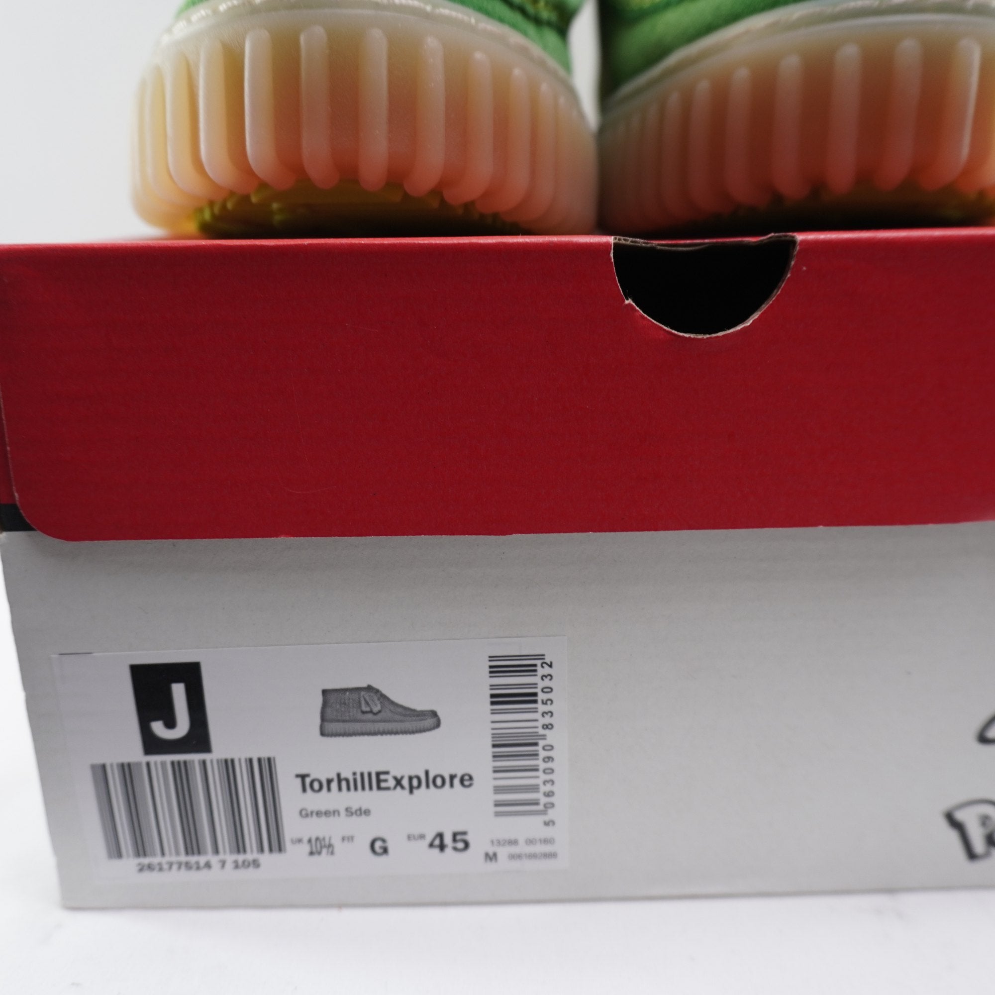 Zapatillas Clarks para Hombre Usadas - Verde, Talla 45