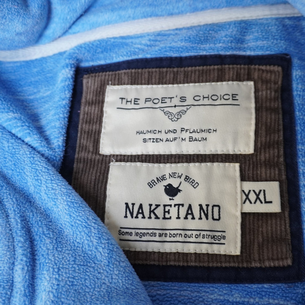 Sudadera con Capucha Naketano para Mujer Usada - Azul, XXL