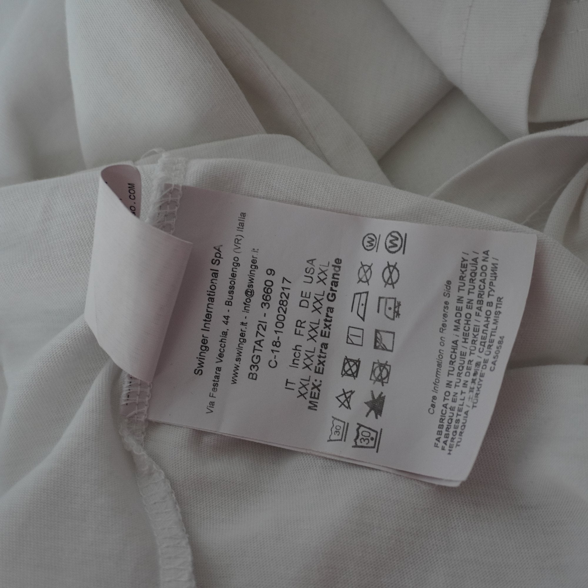 Camiseta de Manga Corta Versace para Hombre - Blanco, XXL, Usada en Muy Buen Estado