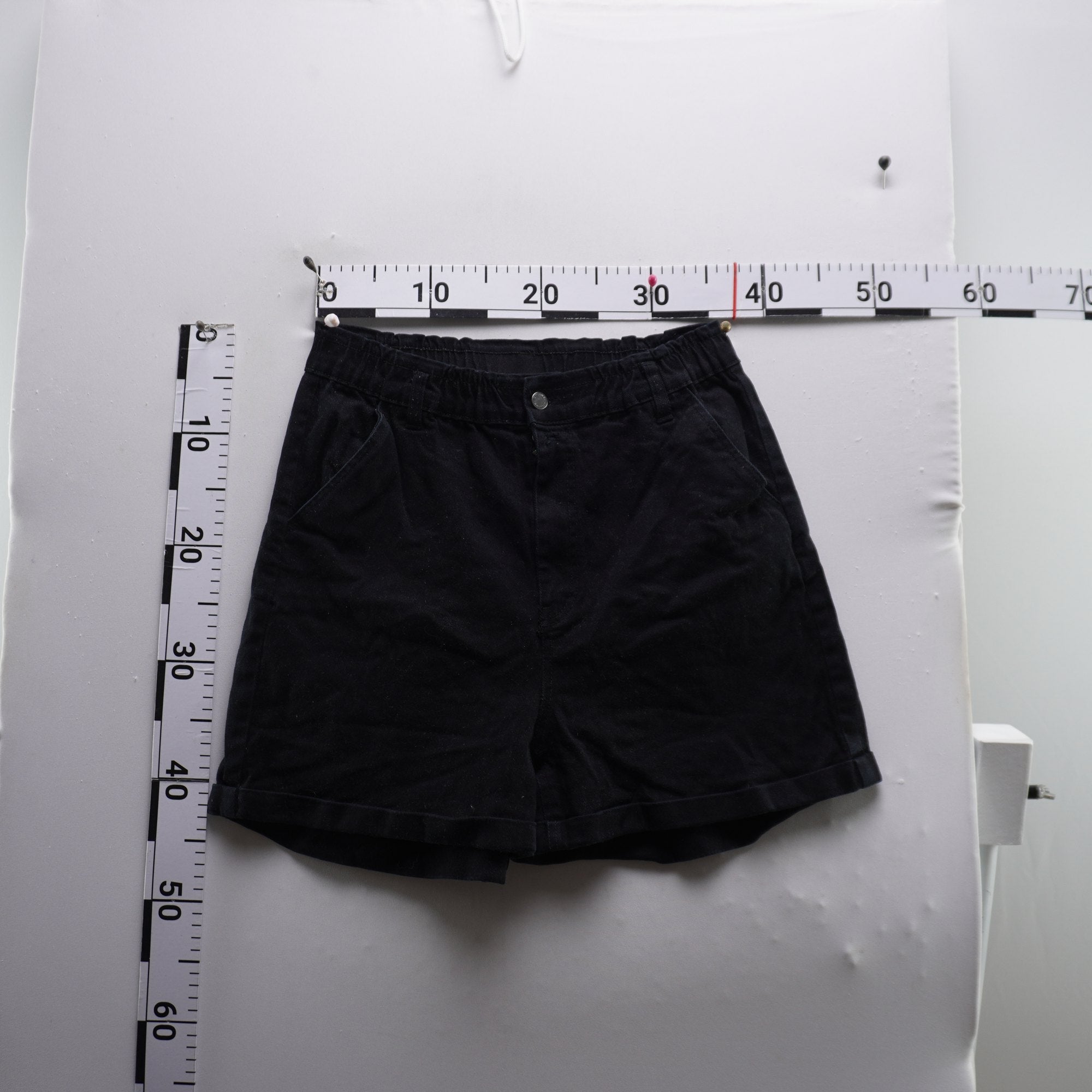 Pantalones Cortos Vaqueros Page One para Mujer Usados - Negros, XL