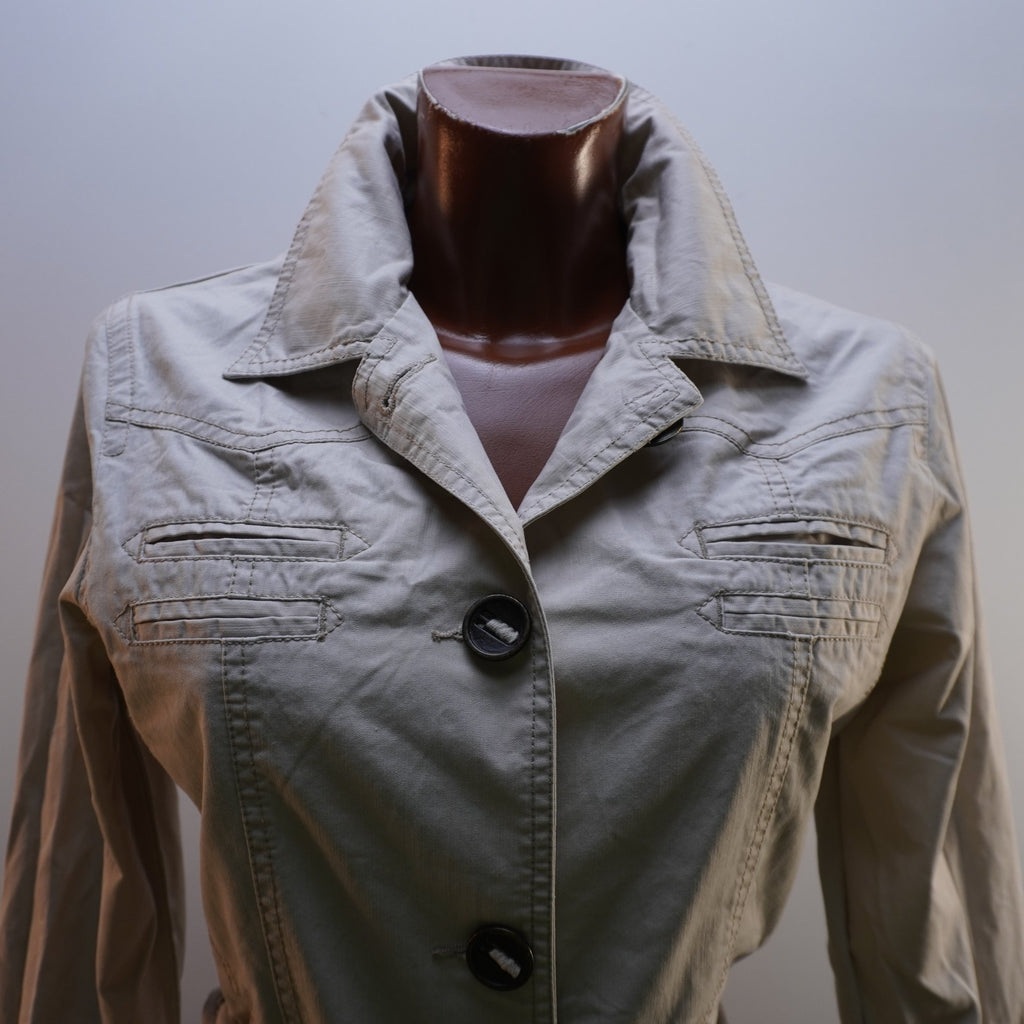 Cazadora Vaquera Caro para Mujer Usada - Beige, M