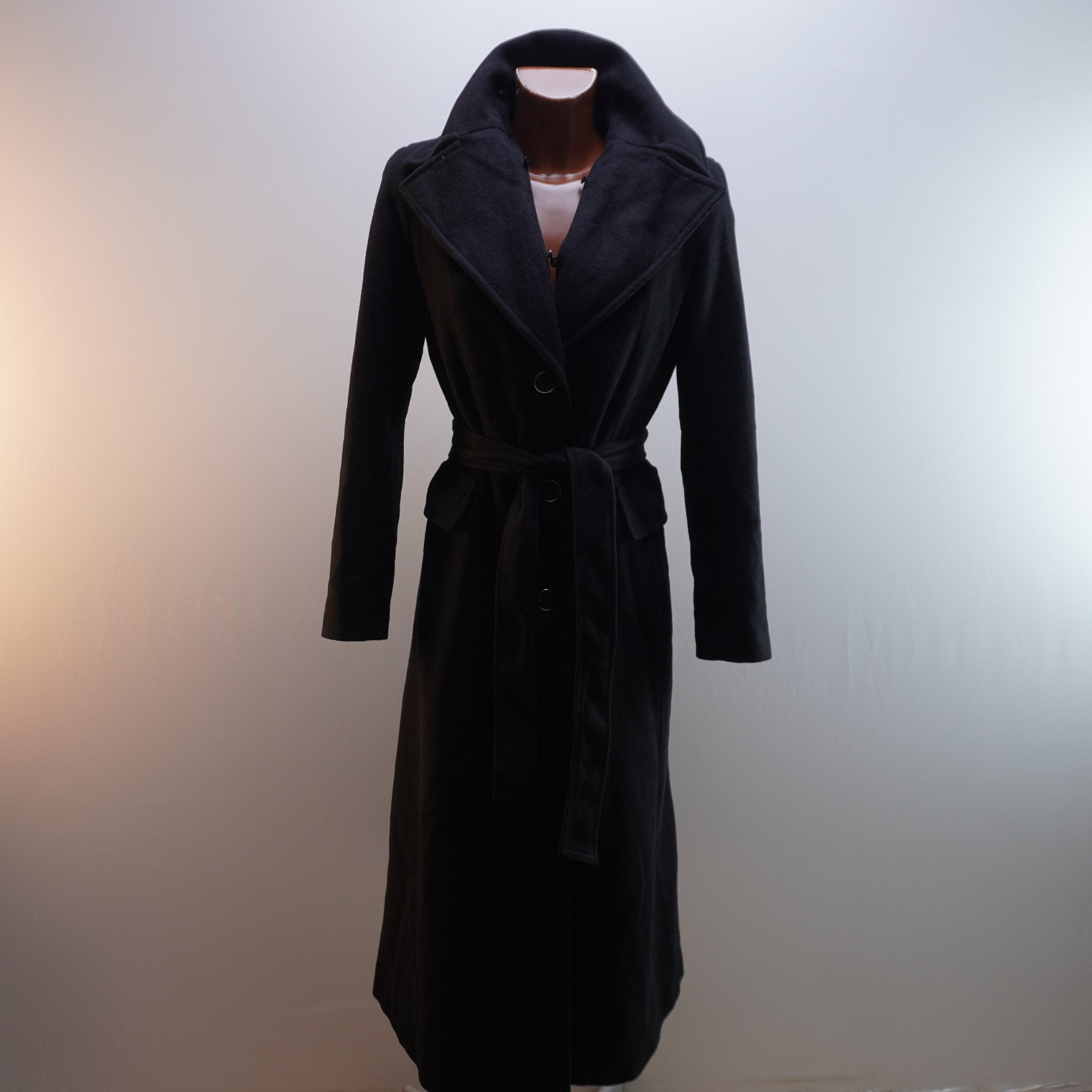 Sobretodo Calvin Klein para Mujer Usado - Negro, Pequeño (S)