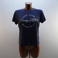 Camiseta de Manga Corta Tommy Hilfiger para Mujer Usada - Azul Marino, L